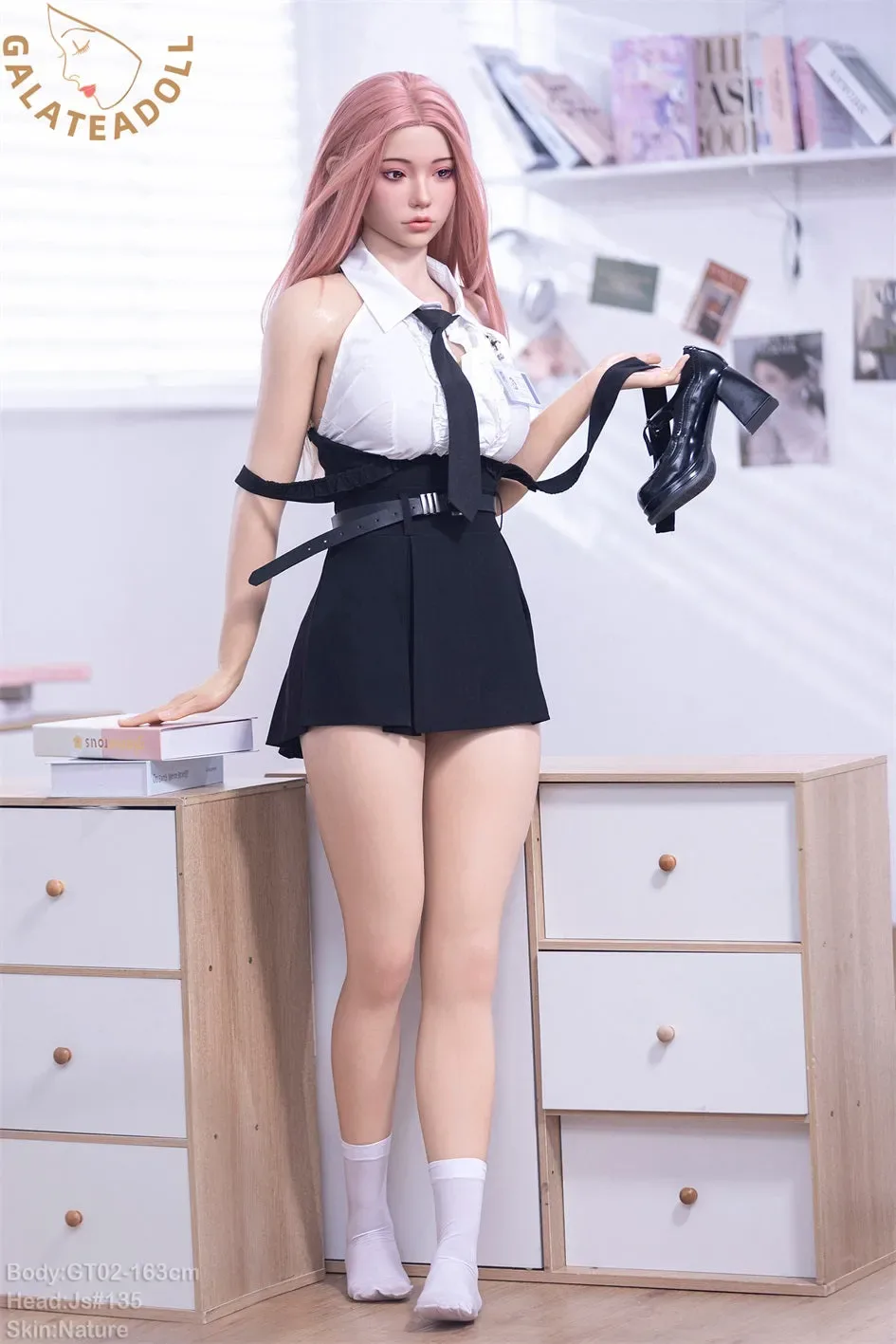 GALATEA DOLL- 163CM/5FT4 D CUP FULL SILICONE MOVABLE JAW SEX DOLL - EINA view 8