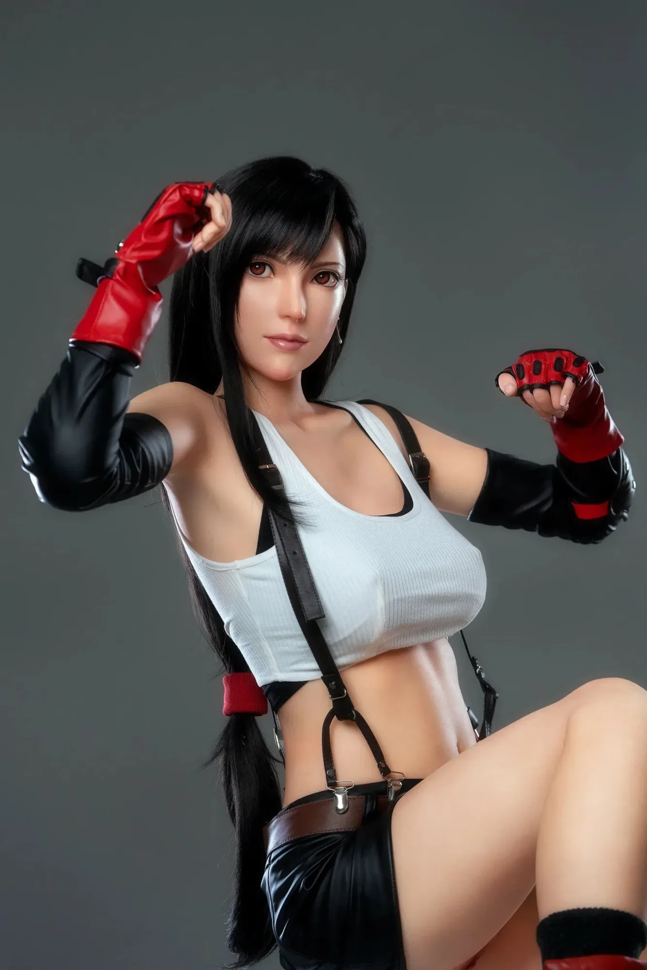 GAME LADY | 5FT 6/168CM ASIAN STYLE REALISTIC SEX DOLL (DISSIDIA NT VERSION)- TIFA view 1