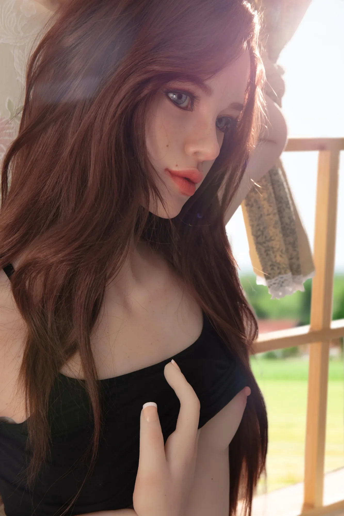 STARPERY DOLL | 171CM (5FT 7IN) SLIM A CUP SEXYE DOLL FULL SILICONE WITH IMPLANTED HAIR – HEDY view 8