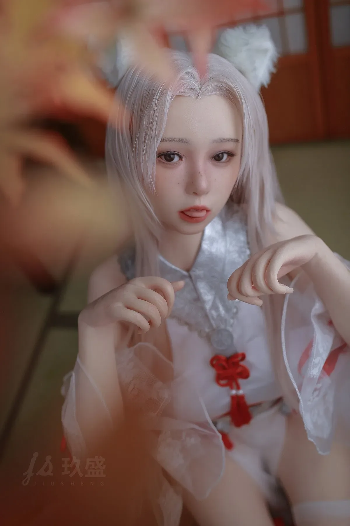 JIUESHENG DOLL | 152CM/4FT11 E CUP FULL SILICONE ROS HEAD MOVABLE JAW SEX DOLL- YUME view 8