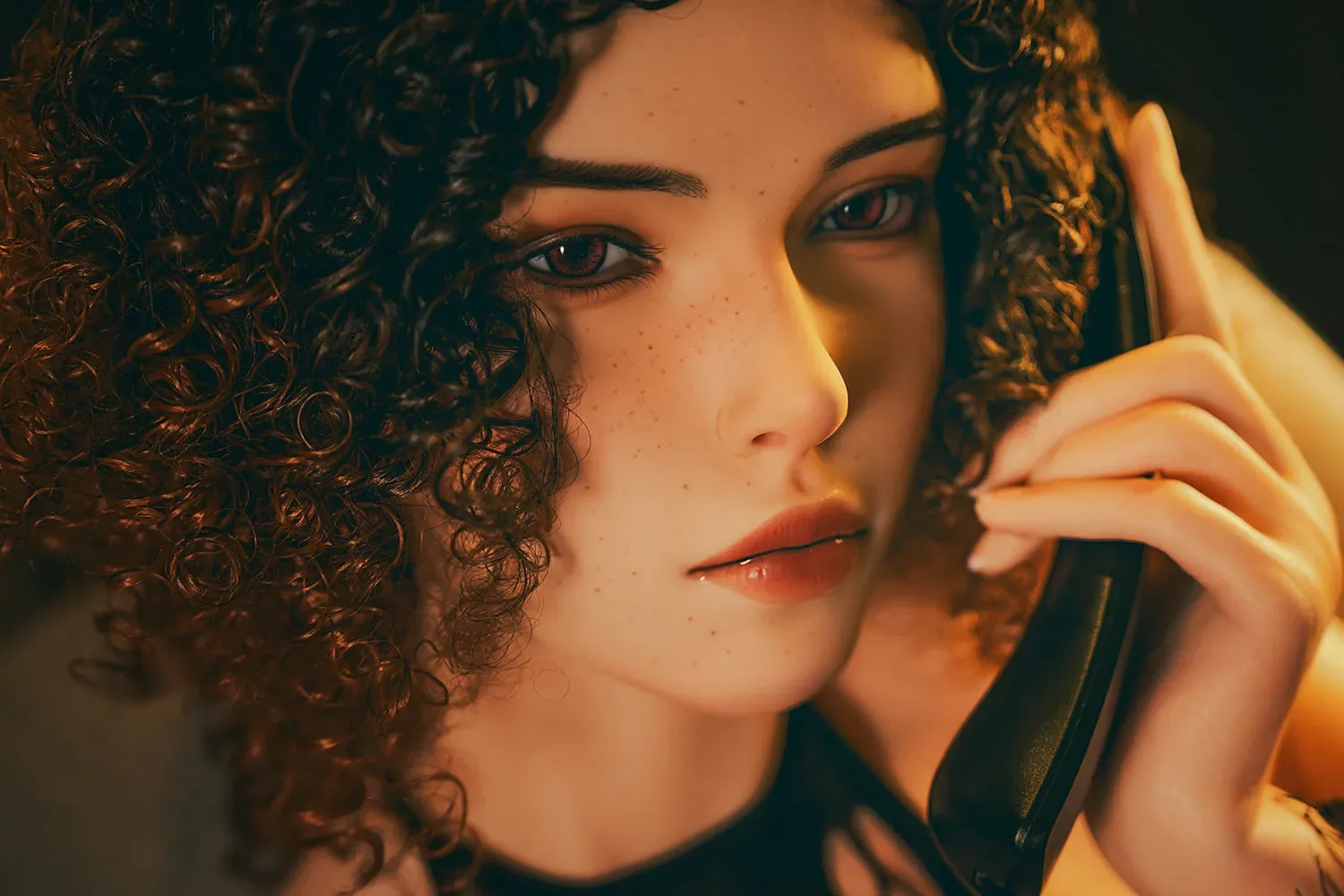 SY DOLL- 173CM(5FT6) D CUP FULL SILICONE ROS HEAD CURLY HAIR SEX DOLL- FANCY view 6