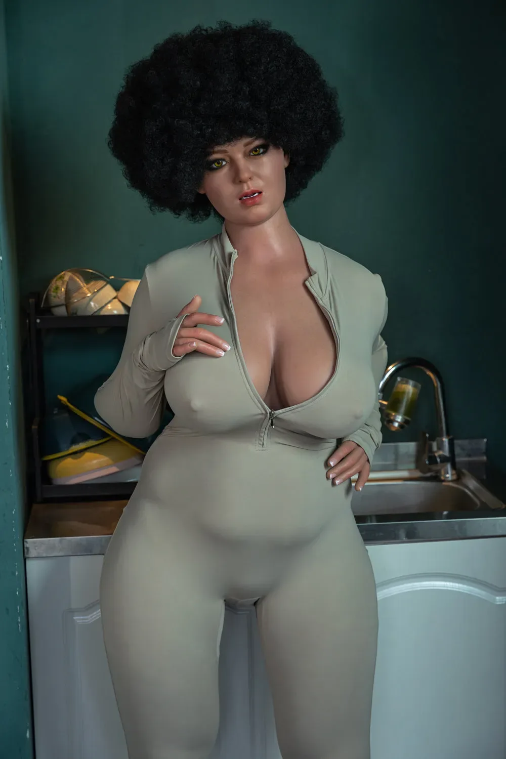 STARPERY DOLL- 161CM H CUP ROS HEAD FULL SILICON SEX DOLL- URSULA