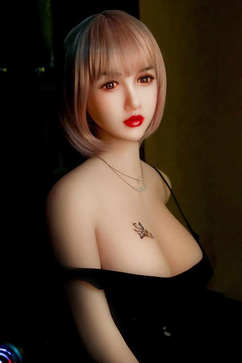 165CM (5' 5") ASIAN KOREAN PINK SHORT HAIR SEX DOLL - JESSIE view 5