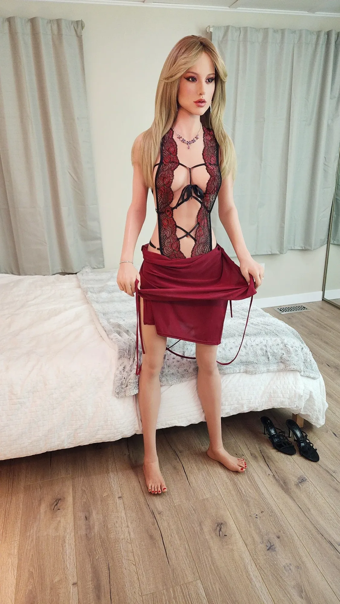 JIUSHENG DOLL- 168CM FULL SILICON C CUP SEX DOLL- GINA view 2