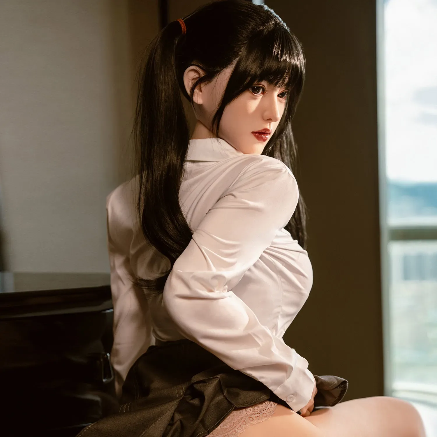 SY DOLL | AUTO BLOWJOB 160CM/5FT3 C CUP SILICONE HEAD SEX DOLL - MARRIE view 3