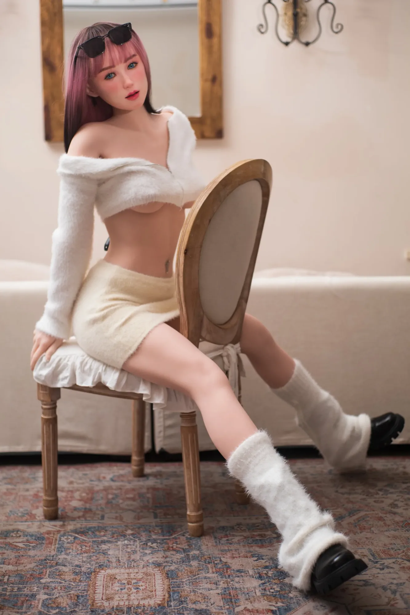 CLIMAX DOLL- 157CM(5FT1) SILICONE HEAD MEDIUM BREAST SEX DOLL- IRENE view 2