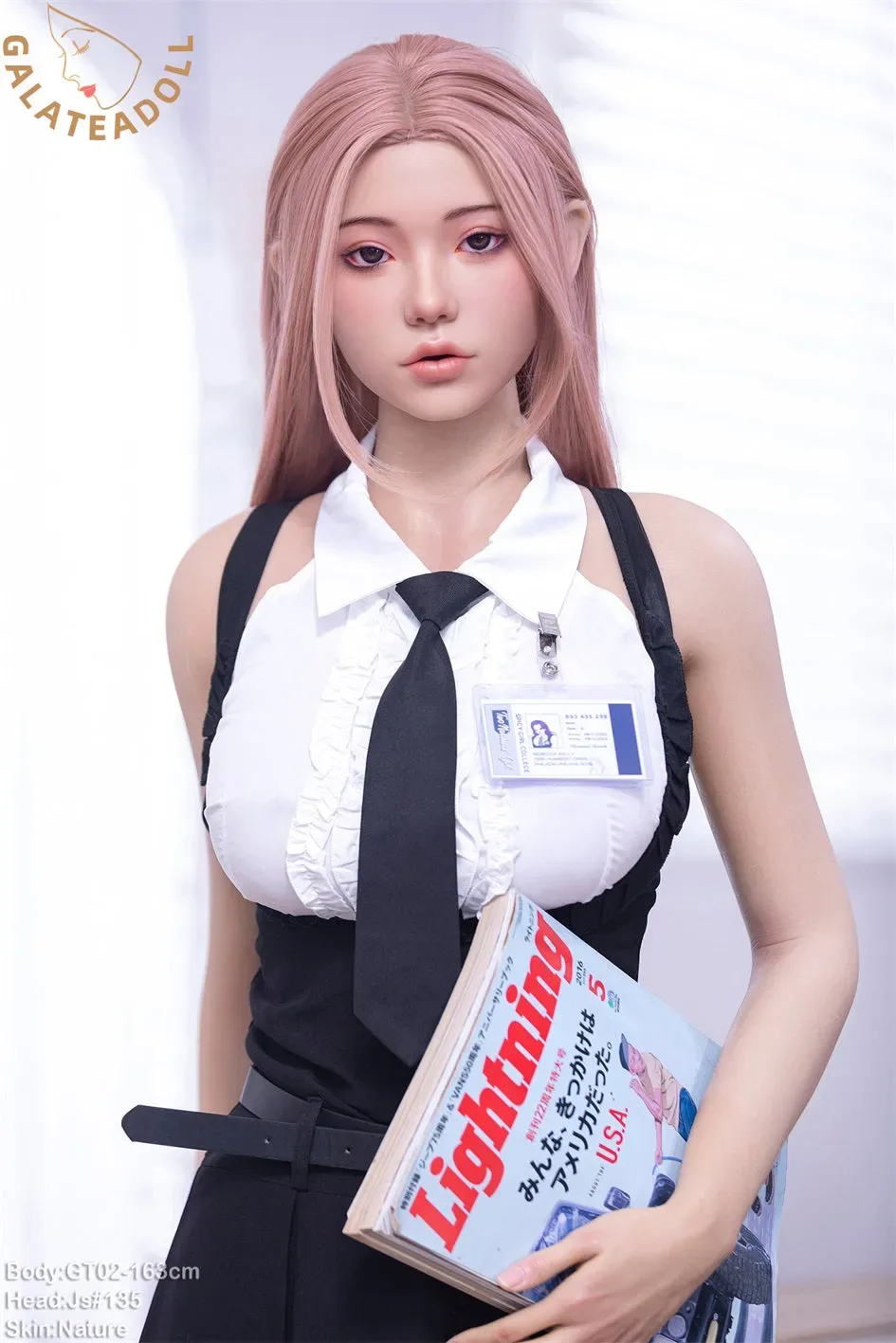 GALATEA DOLL- 163CM/5FT4 D CUP FULL SILICONE MOVABLE JAW SEX DOLL - EINA view 3