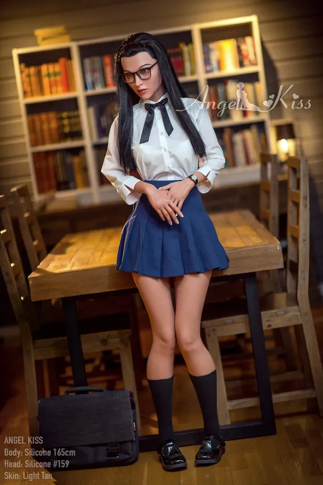 ANGEL KISS | SILVER - 165CM / 5'5" SEX DOLL HEAD #S159 view 4