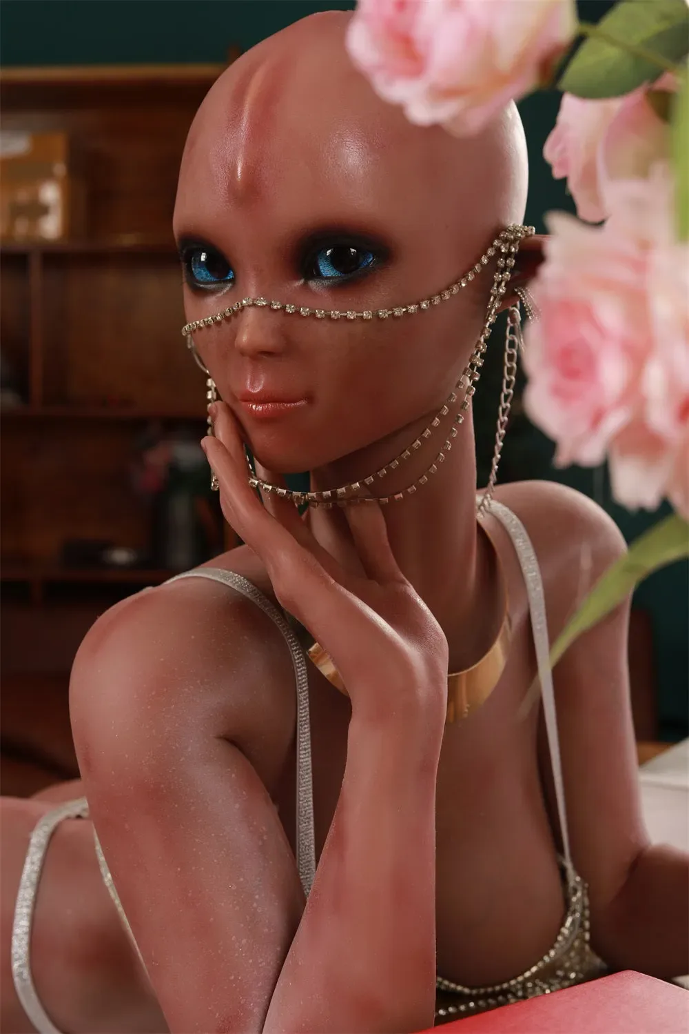 STARRY DOLL | 153CM/5FT FULL SILICONE ALIEN SEX DOLL - ZINNIA view 4