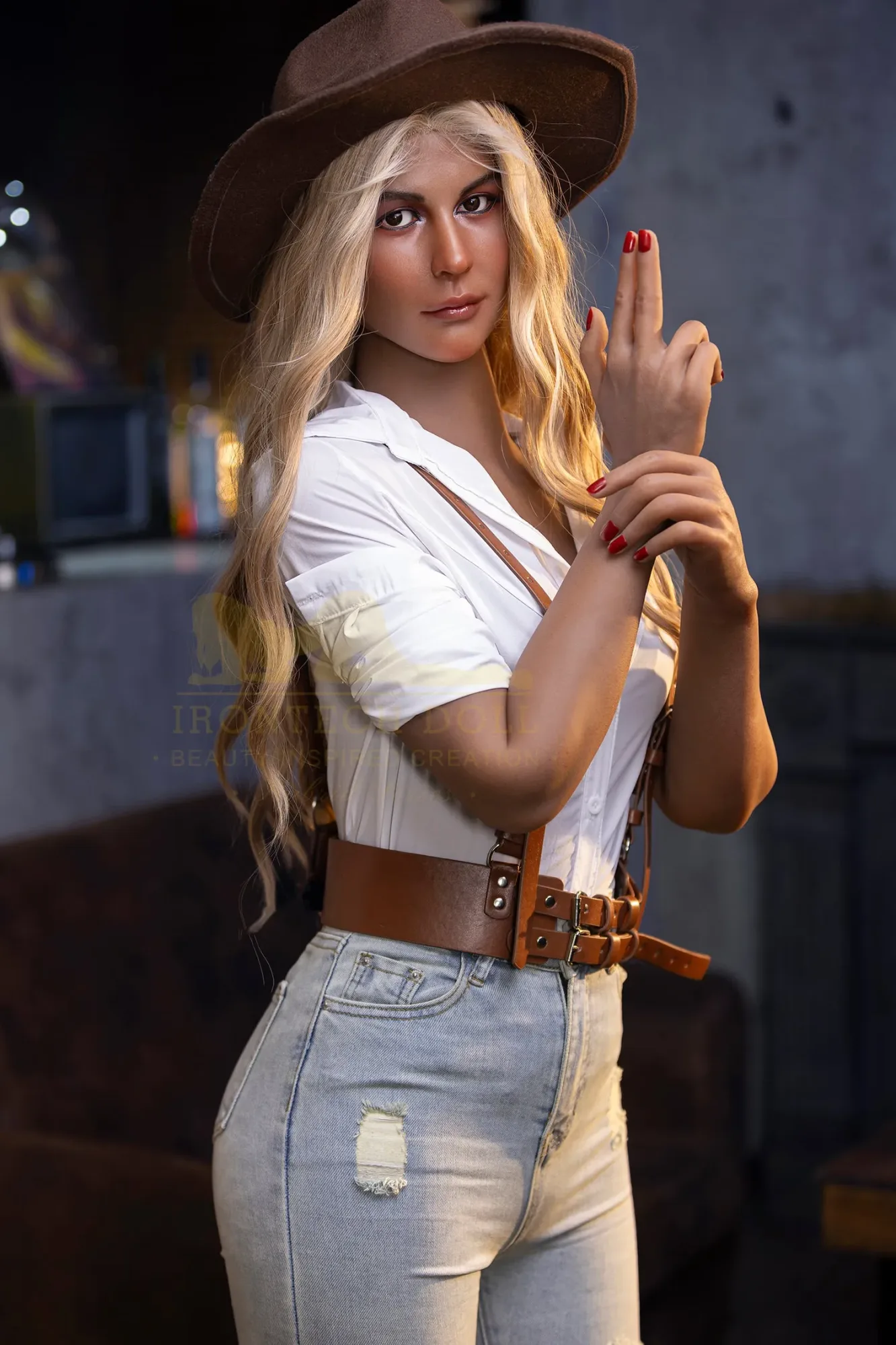 IRONTECH DOLL- 162CM(5FT3) MEDIUM BREAST ROS HEAD REALISTIC LIFELIKE SEX DOLL- MONICA view 6