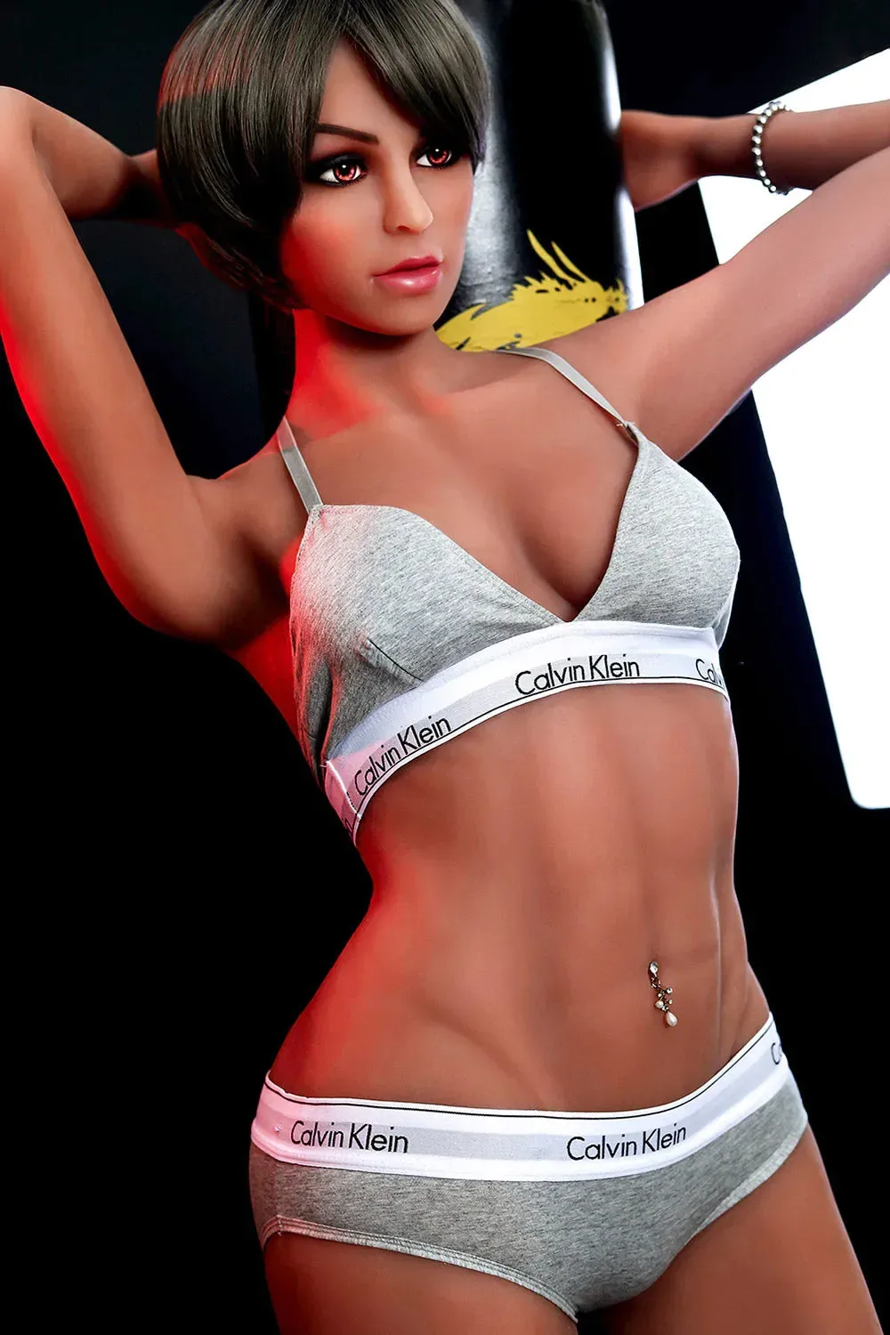 164CM (5' 5") MUSCULAR SEX DOLL WITH BROWN SKIN - JENNY