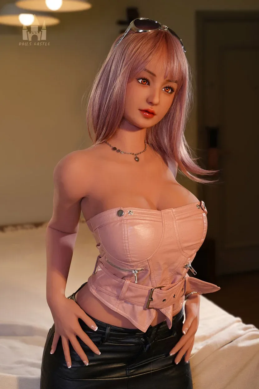 CASTLE DOLL- 163CM(5FT4) F CUP BIG BREAST PINK HAIR SEX DOLL- LUBBY view 7