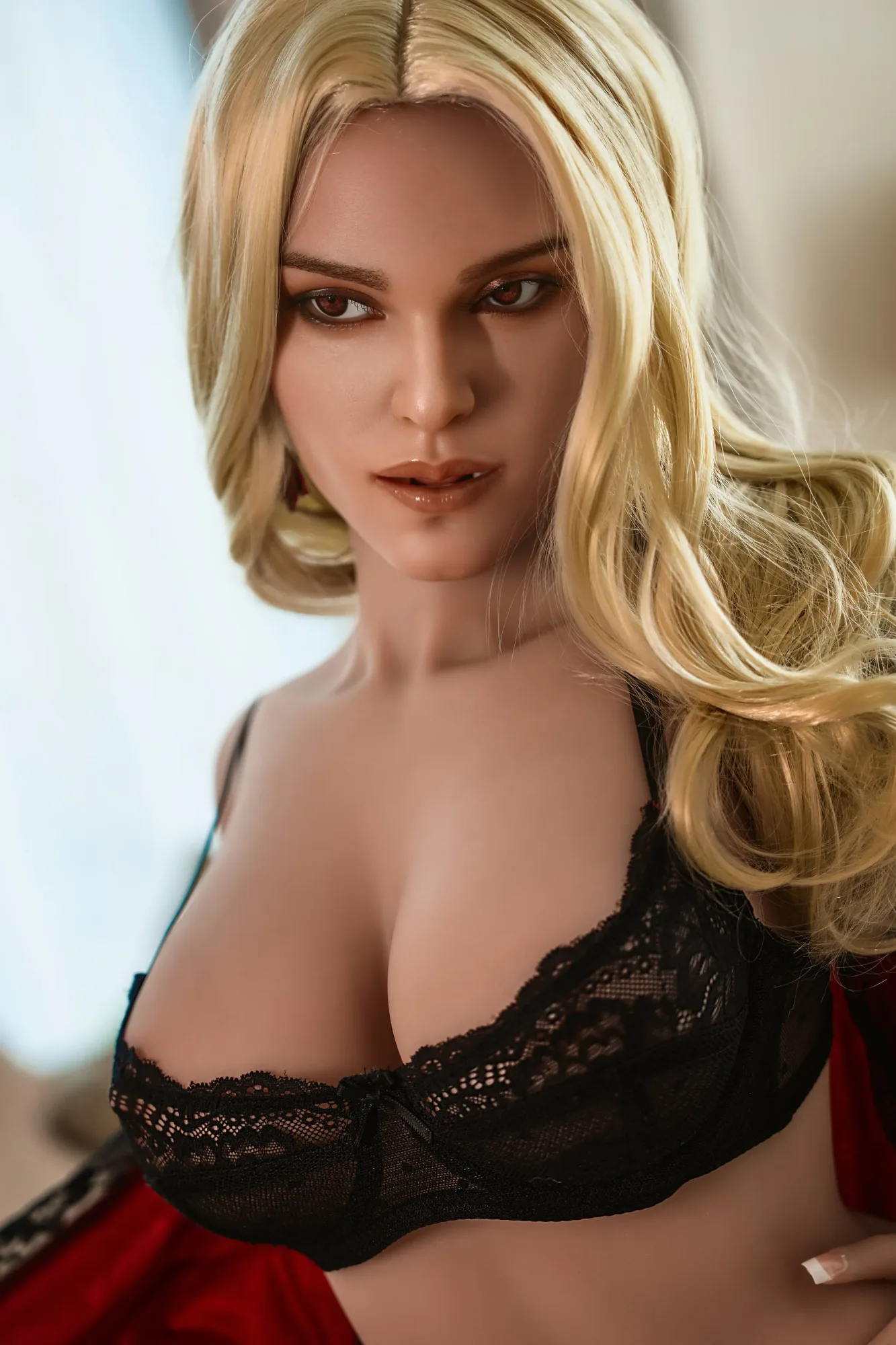 AIBEI DOLL-166CM/5FT5 BIG BREAST SILICONE HEAD MOVABLE JAW SEX DOLL- TIFFINY view 3