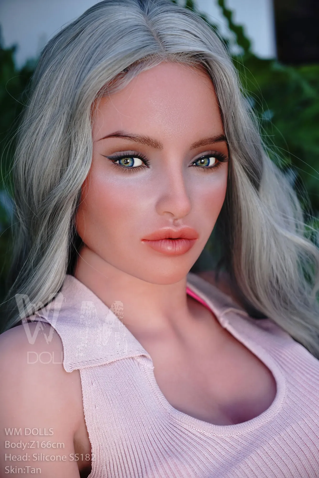 WM | 166CM/5FT5 SILICONE ROS HEAD STPE SEX DOLL- RIGINA view 5