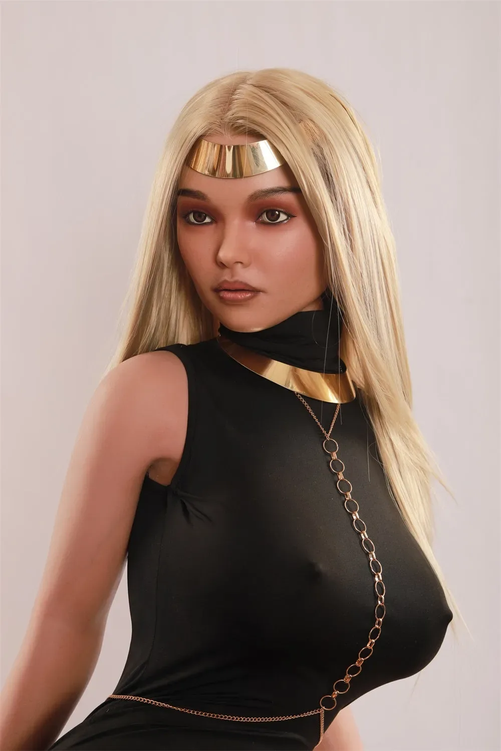 STARRY DOLL | 168CM/5FT5 BIG BOOBS FULL SILICONE LIGHT TAN SEX DOLL - FIORA view 3