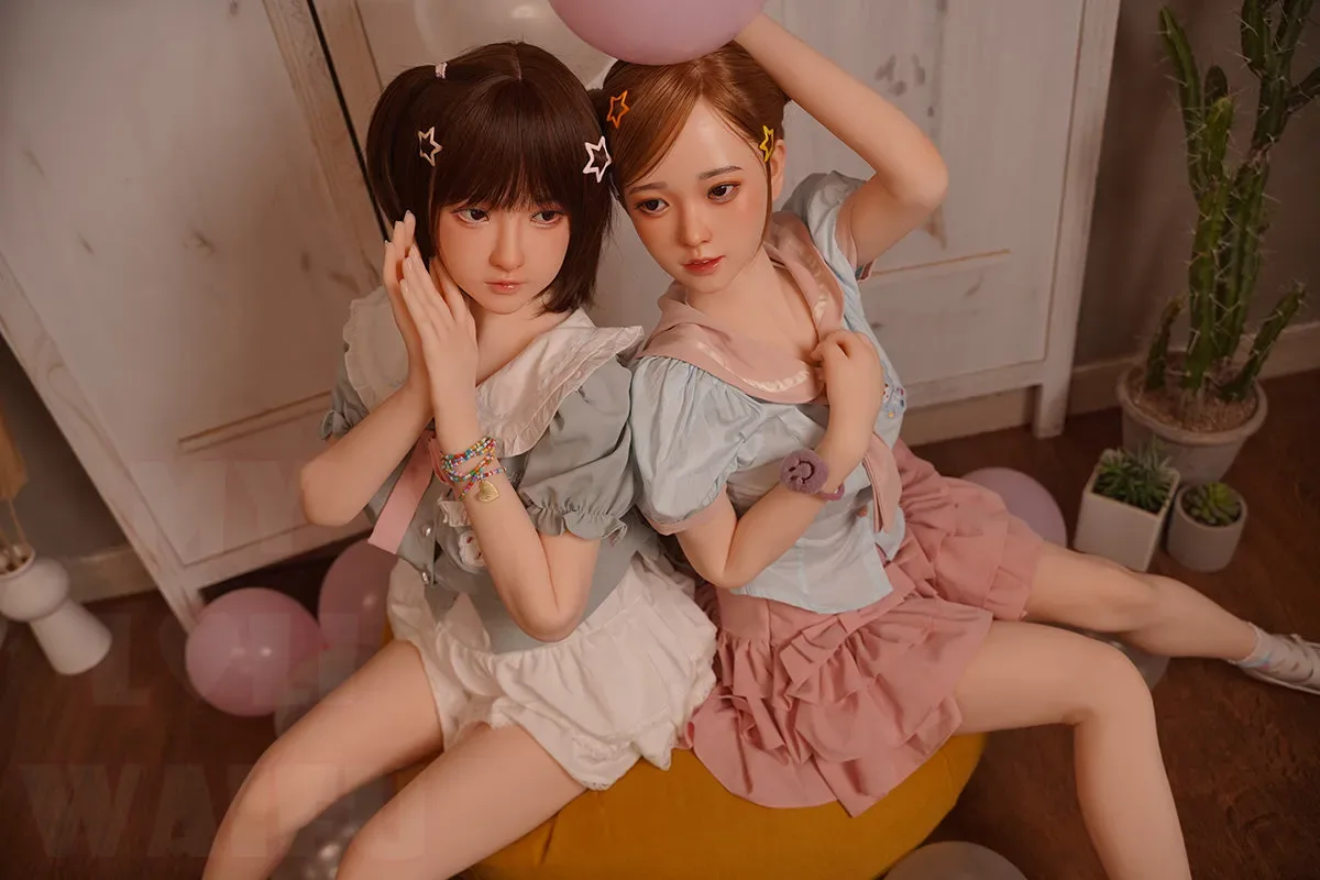MLW DOLL- B CUP SILICONE HEAD ASIAN TWINS SEX DOLL- MIA&HARUKI view 6