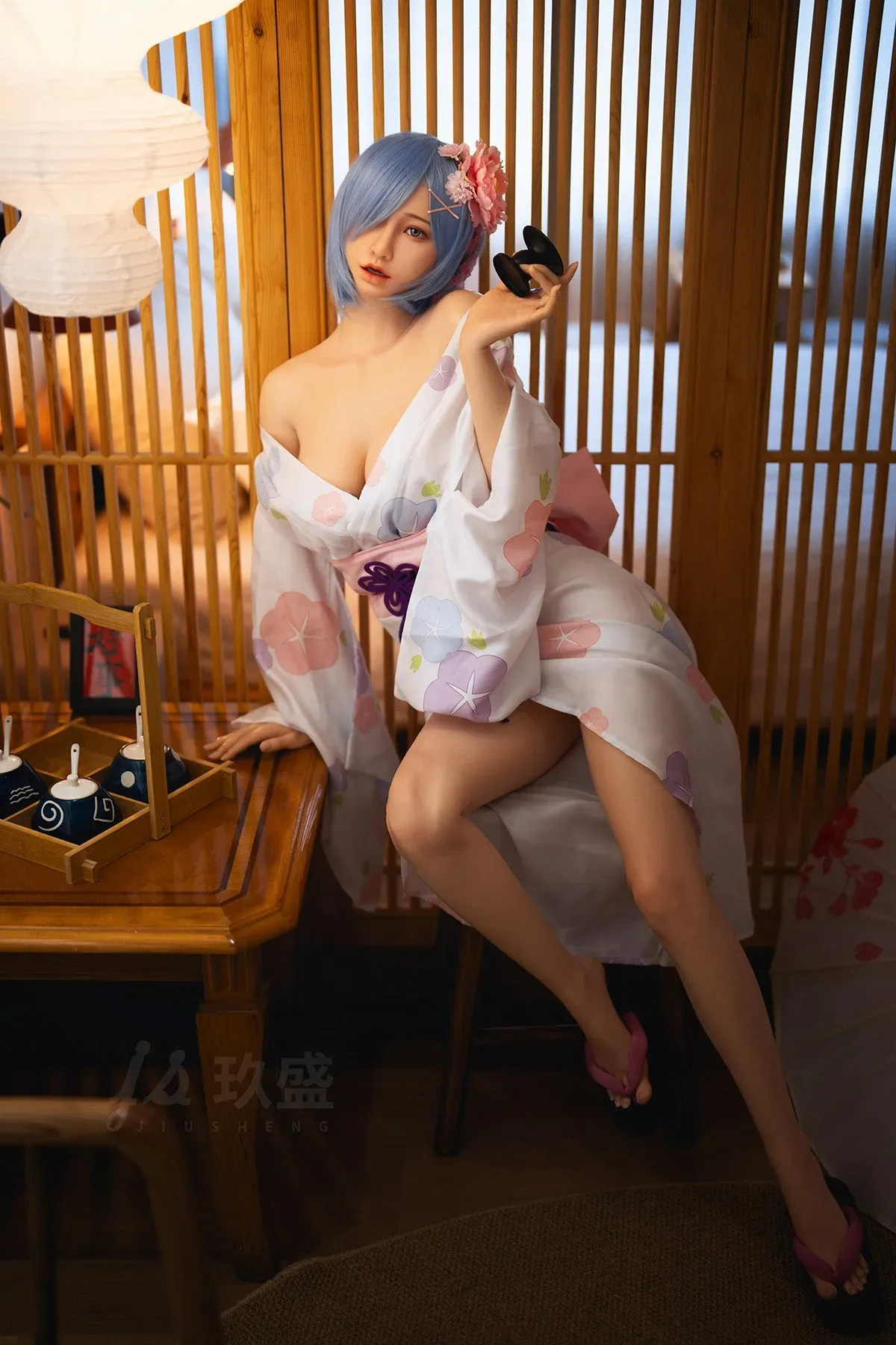 JIUSHENG DOLL- 160CM E CUP FULL SILICON ROS HEAD SEX DOLL- BETTY view 3