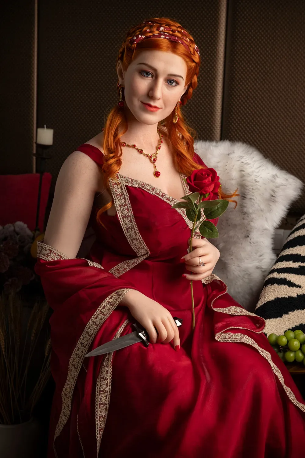 STARPERY DOLL- 165CM(5FT5) G CUP FULL SILICONE NEW HEAD SEX DOLL- LUCRETIA view 7