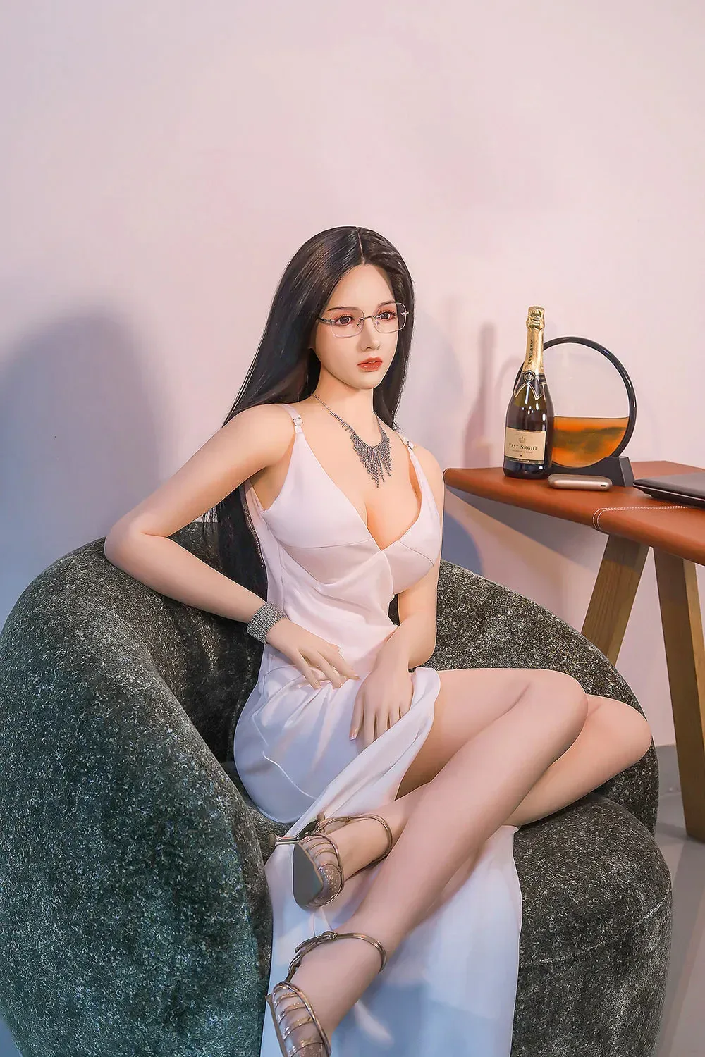 166CM (5' 5") REALISTIC LIFELIKE MATURE SEX DOLL (SILICONE HEAD) - MAUD view 8