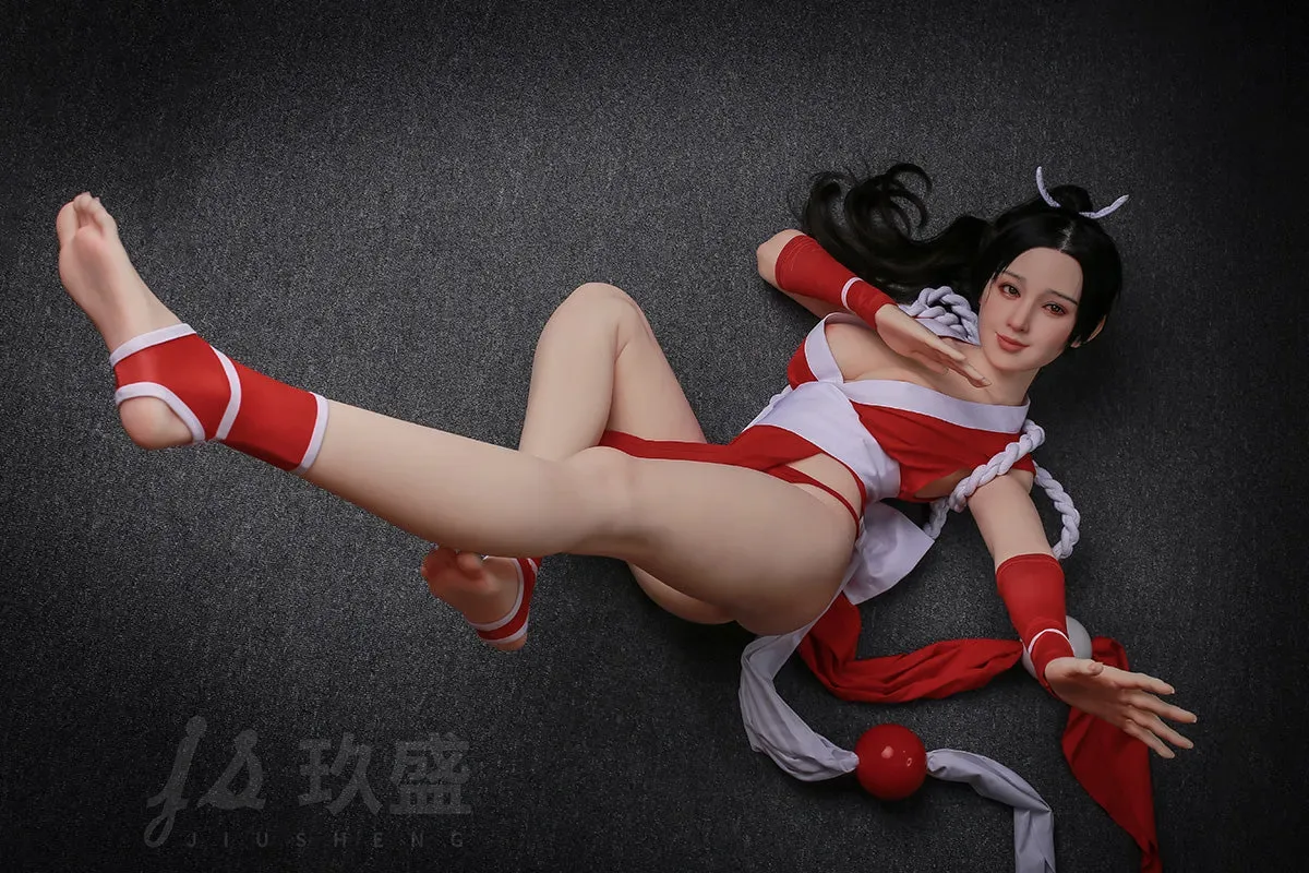 JIUSHENG DOLL- 158CM(5FT2) D CUP FULL SILICONE COS MAI SHIRANUI SEX DOLL- PAMELA view 5