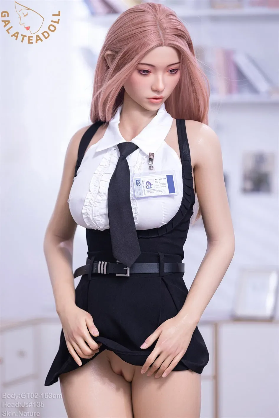 GALATEA DOLL- 163CM/5FT4 D CUP FULL SILICONE MOVABLE JAW SEX DOLL - EINA view 5