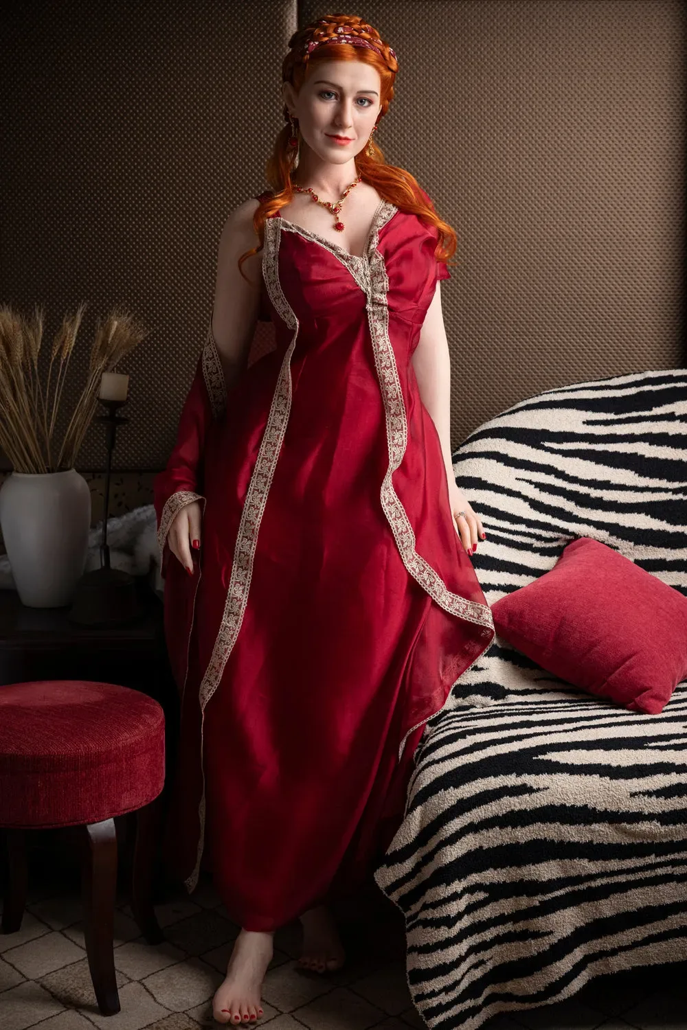 STARPERY DOLL- 165CM(5FT5) G CUP FULL SILICONE NEW HEAD SEX DOLL- LUCRETIA