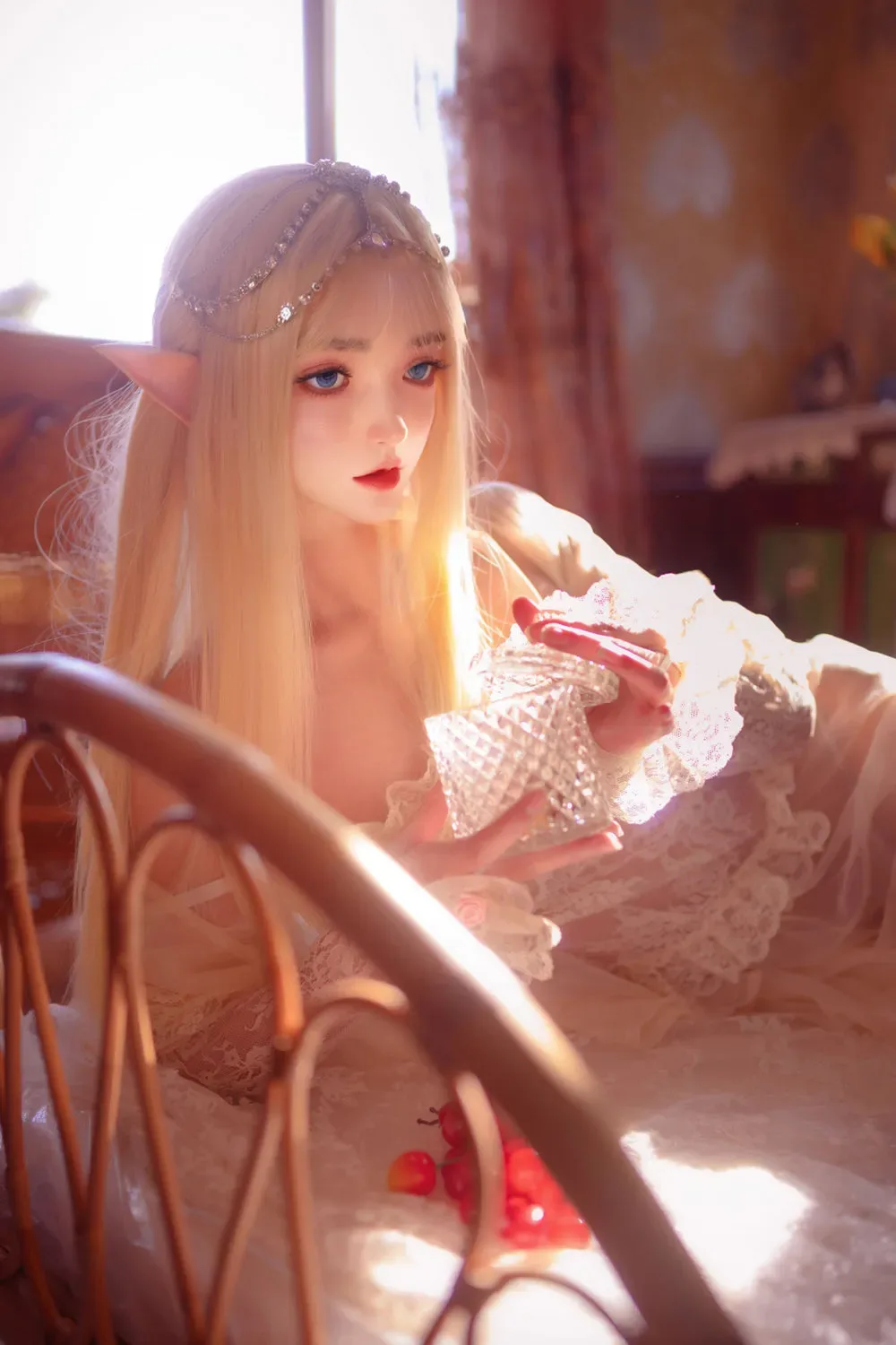 SY DOLL- 150CM FULL SILICONE SMALL BREAST ELF SEX DOLL- ZOE view 2