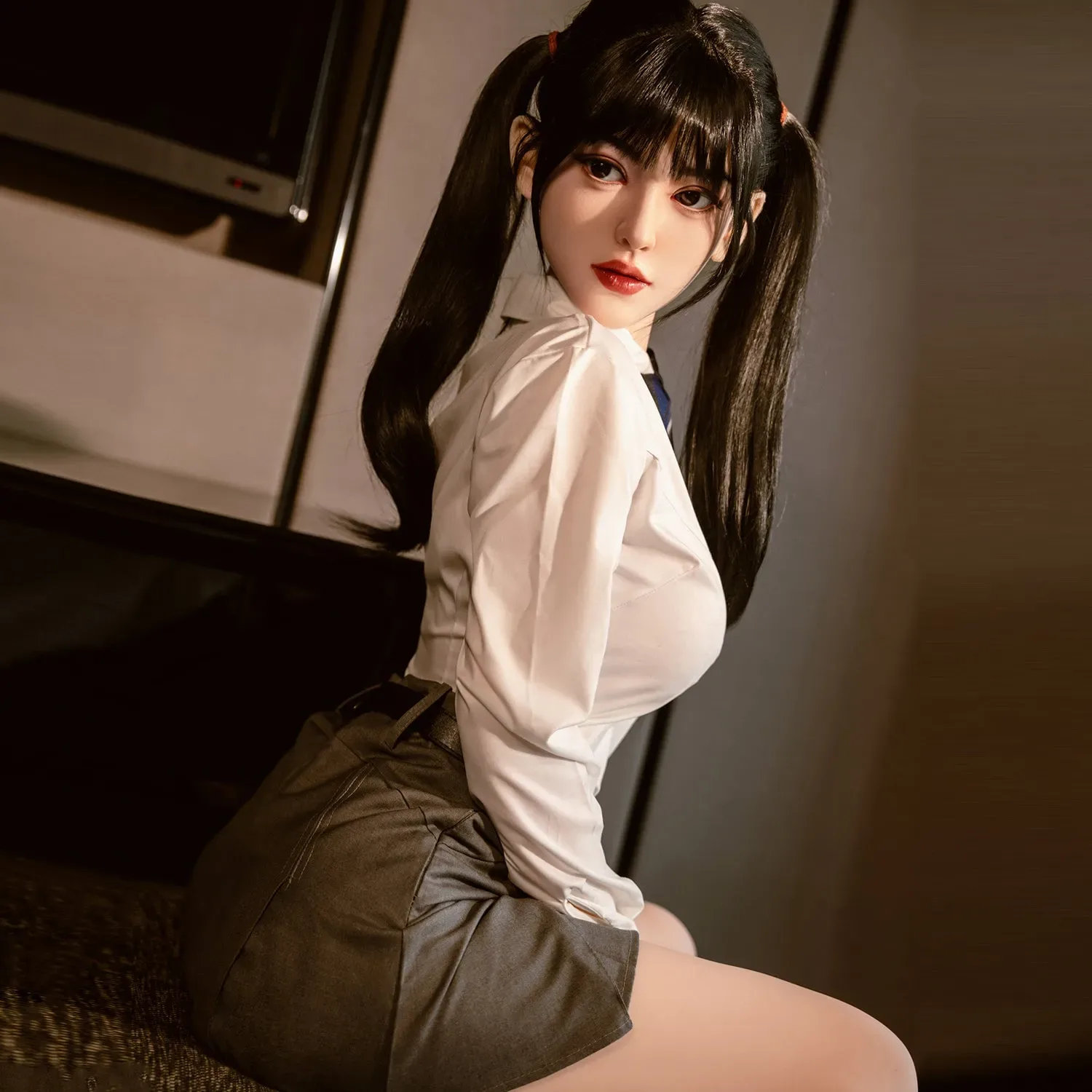 SY DOLL | AUTO BLOWJOB 160CM/5FT3 C CUP SILICONE HEAD SEX DOLL - MARRIE view 6