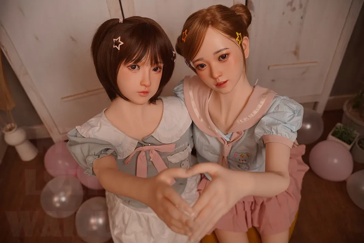 MLW DOLL- B CUP SILICONE HEAD ASIAN TWINS SEX DOLL- MIA&HARUKI view 7