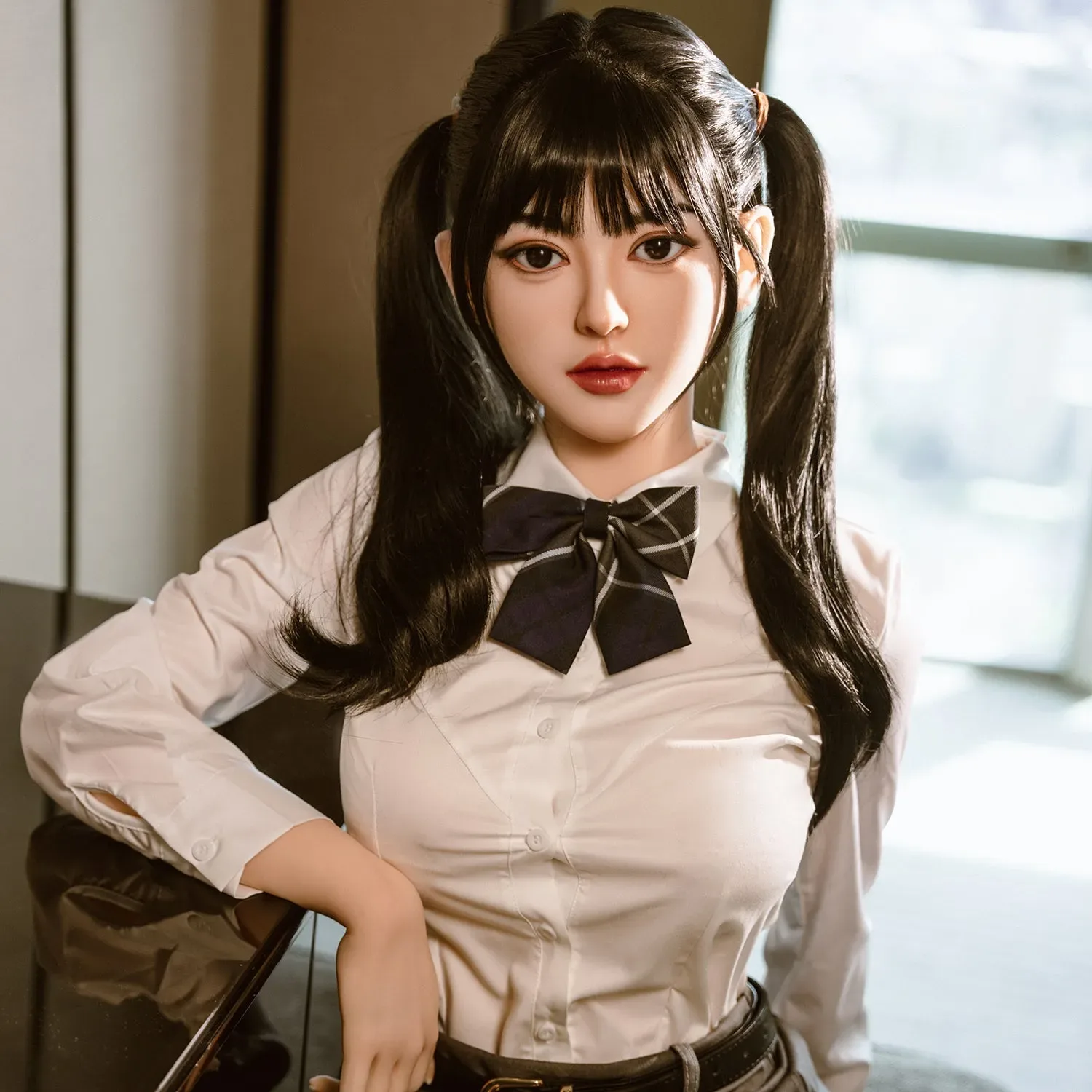 SY DOLL | AUTO BLOWJOB 160CM/5FT3 C CUP SILICONE HEAD SEX DOLL - MARRIE
