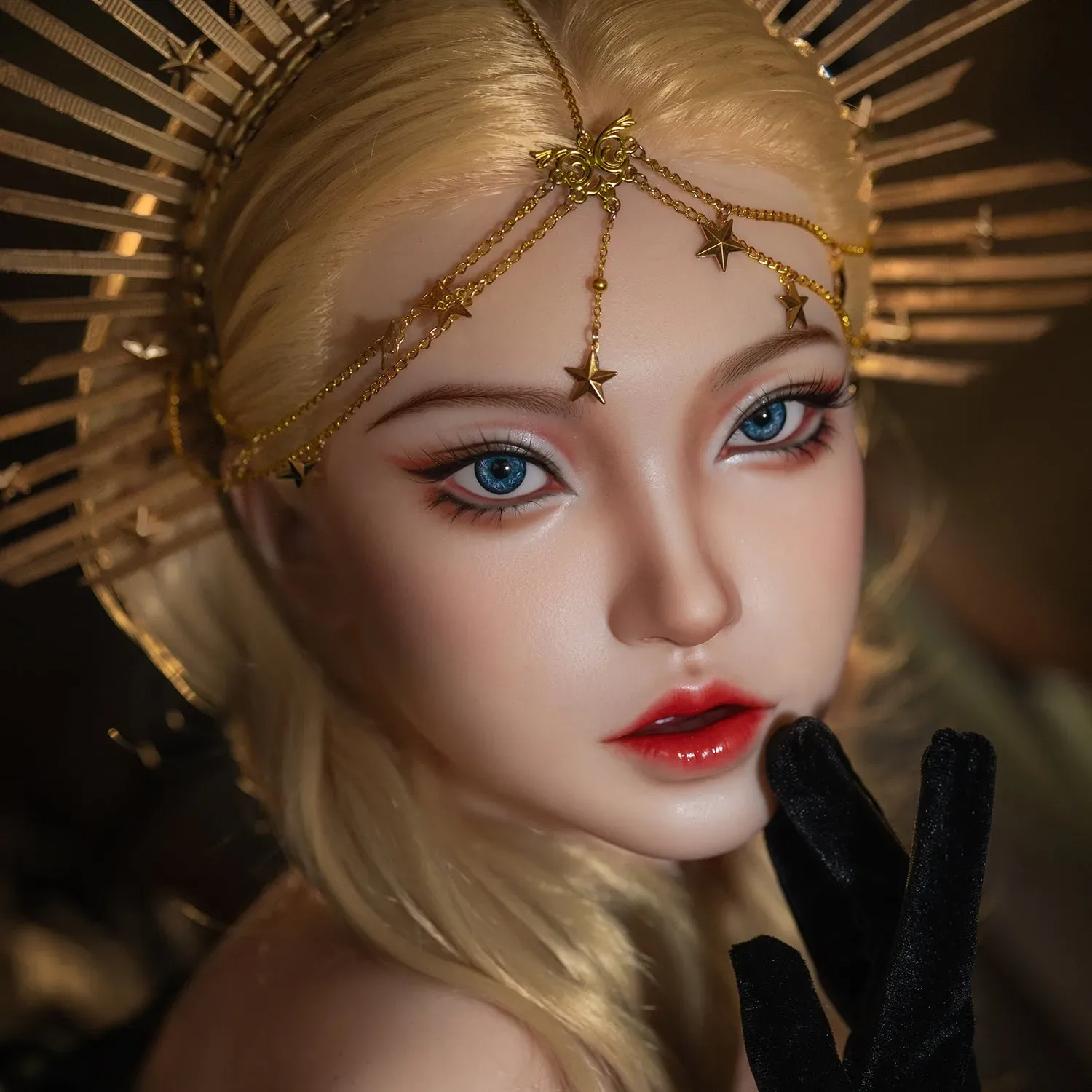 SY DOLL- 164CM FULL SILICONE BLONDE GIRL ROS HEAD SEX DOLL- ANGIE view 4