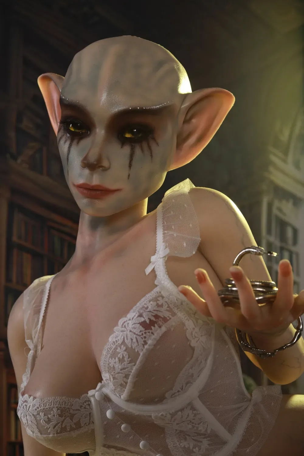 STARRY DOLL | 153CM/5FT FULL SILICONE ALIEN SEX DOLL - RUBY view 3