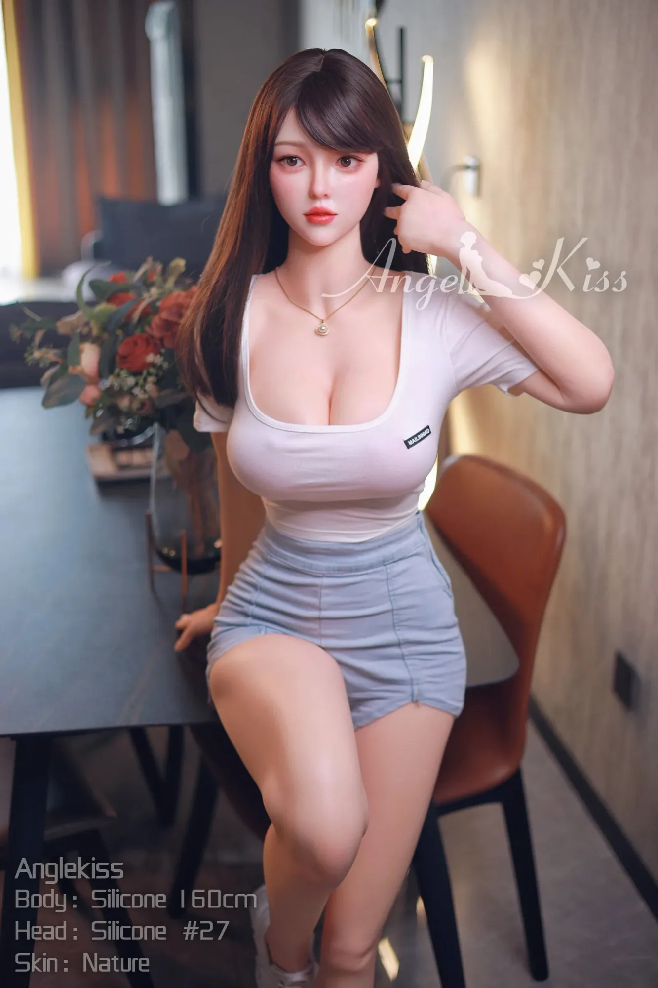 ANGEL KISS | GENÈVE - 160CM / 5'3" SEX DOLL HEAD #LS27 view 5