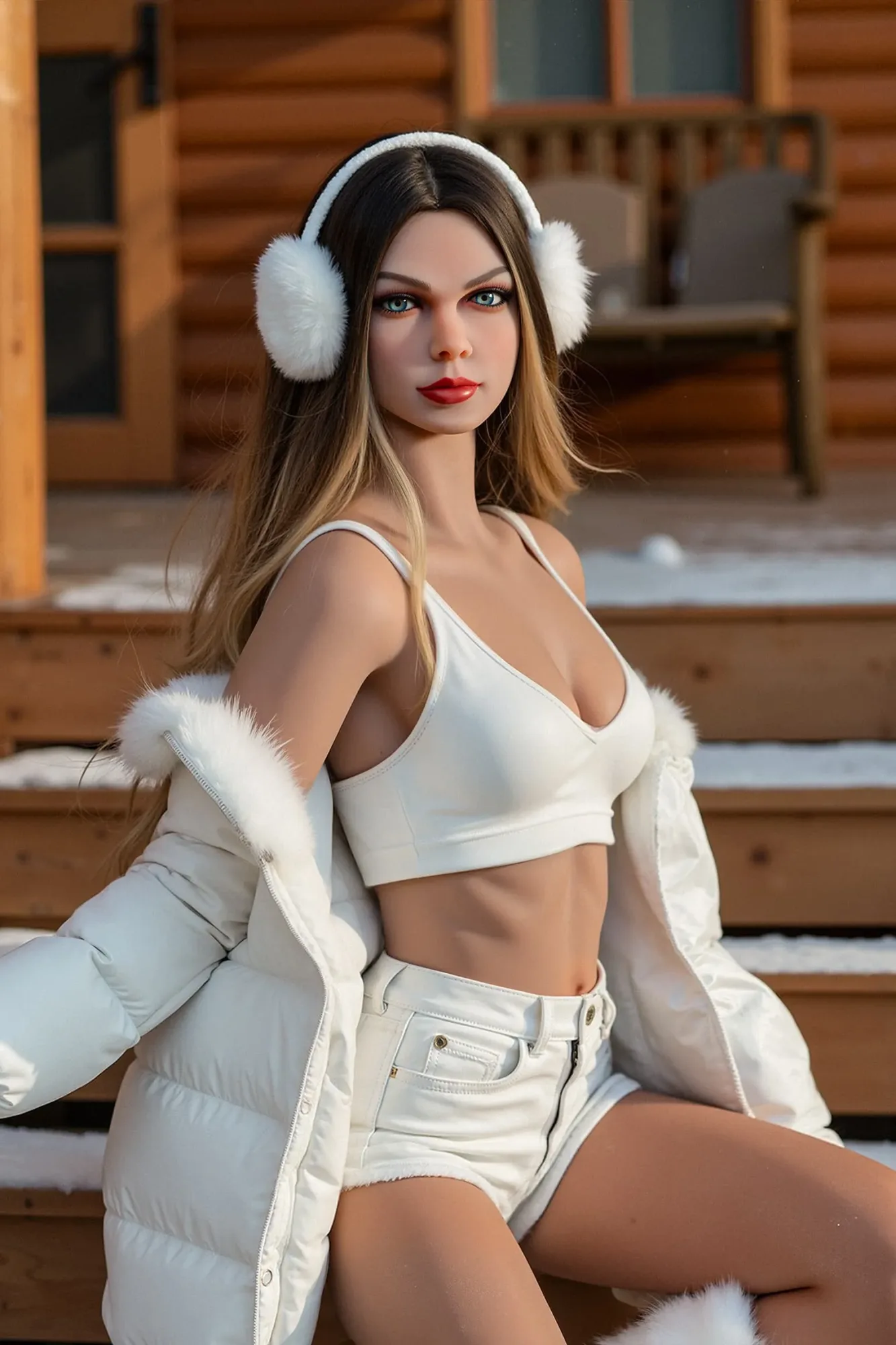 AIBEI DOLL | 158CM (5FT 2IN) PETITE SEXY REALISTIC SEX DOLL FOR MEN SMALL BUST FULL TPE BODY – IVETTE view 4