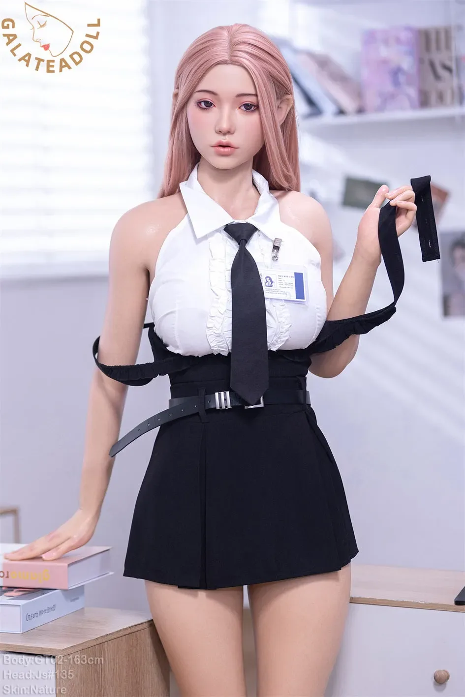 GALATEA DOLL- 163CM/5FT4 D CUP FULL SILICONE MOVABLE JAW SEX DOLL - EINA view 6