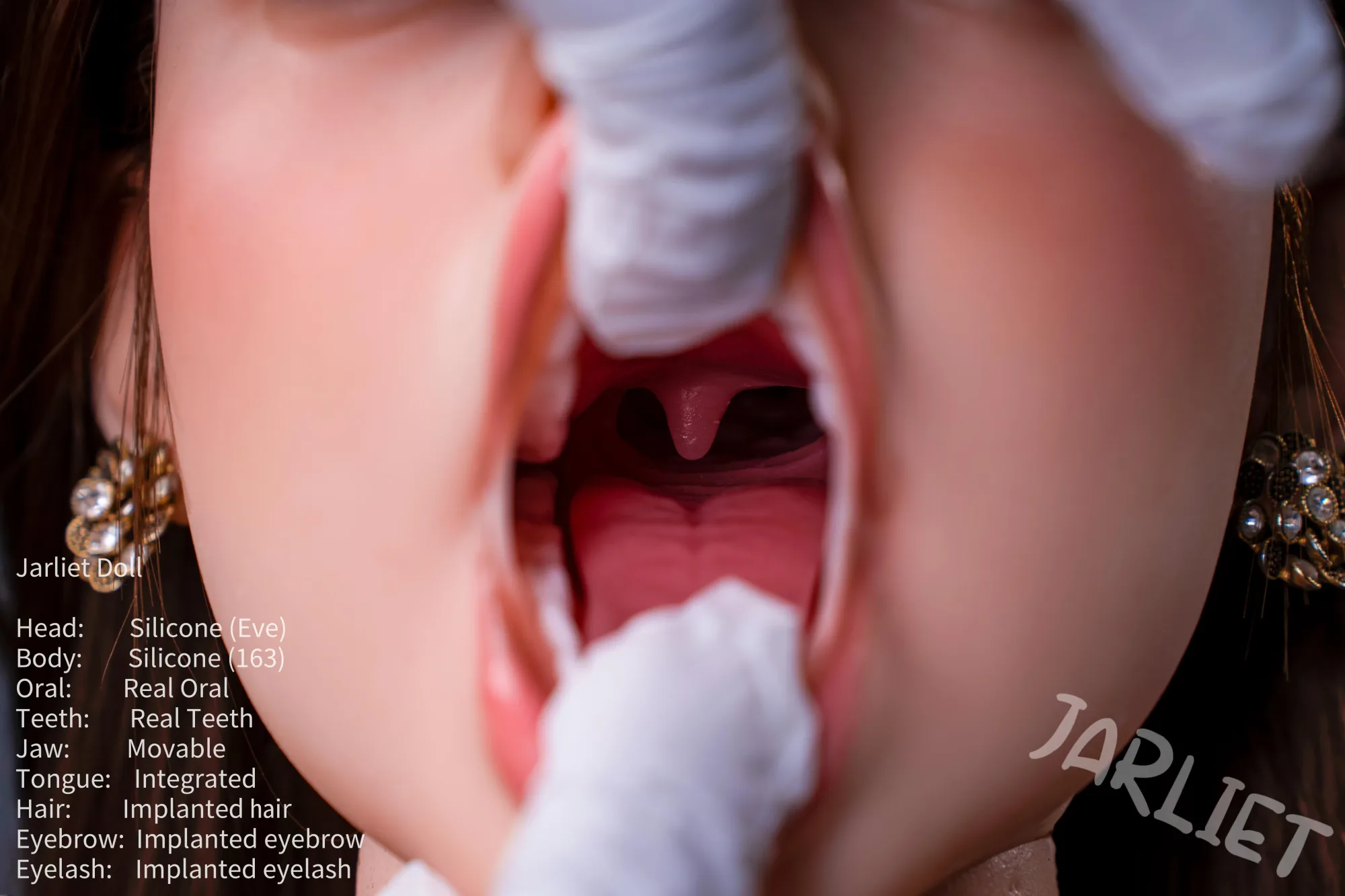 JARLIET | US IN STOCK 5FT4/163CM ROS SILICONE HEAD WITH MOVABLE JAW SEX DOLL - EVEA view 7