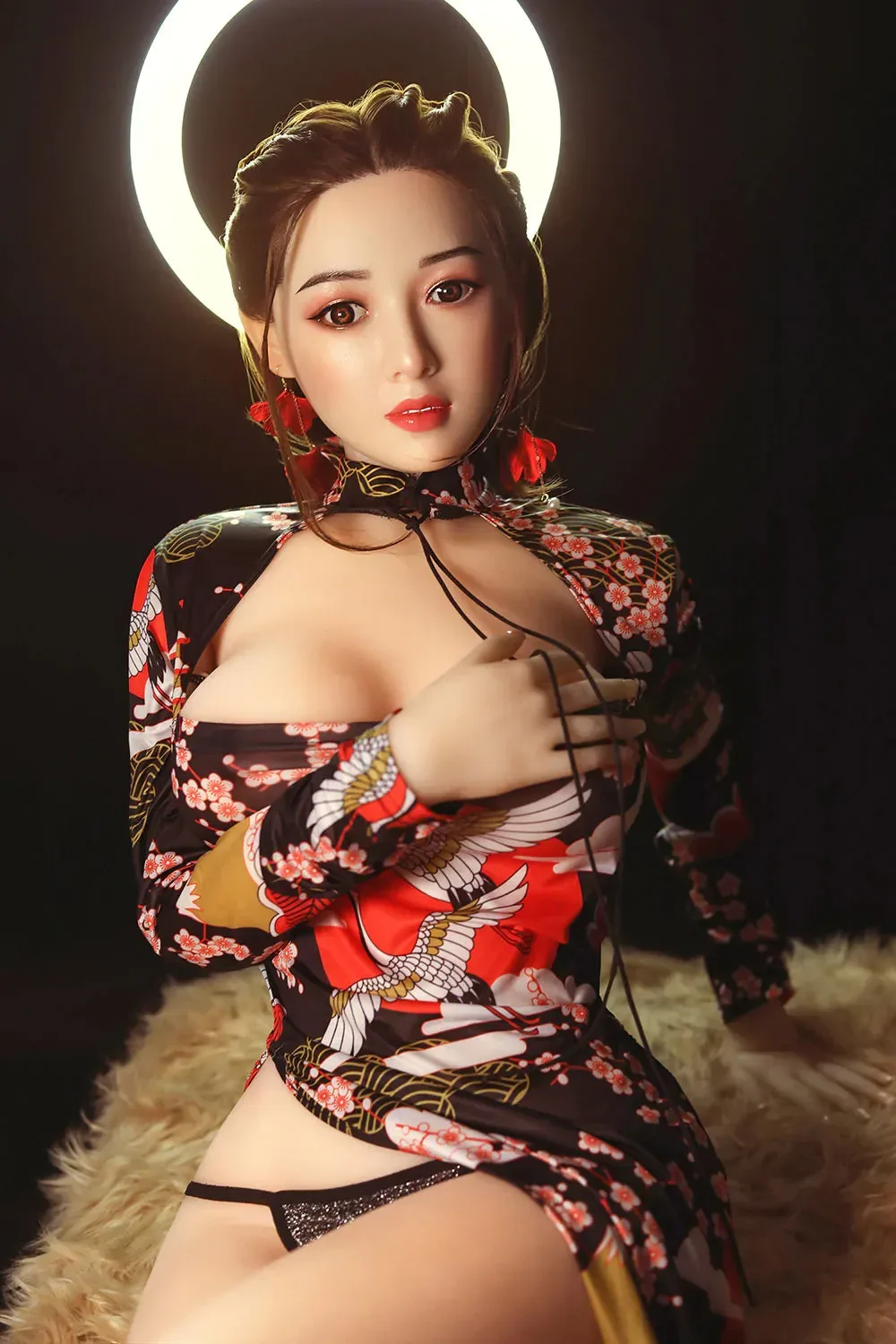 158CM (5' 2") SMALL BREAST SEX DOLL (SILICONE HEAD) - EDITH view 1