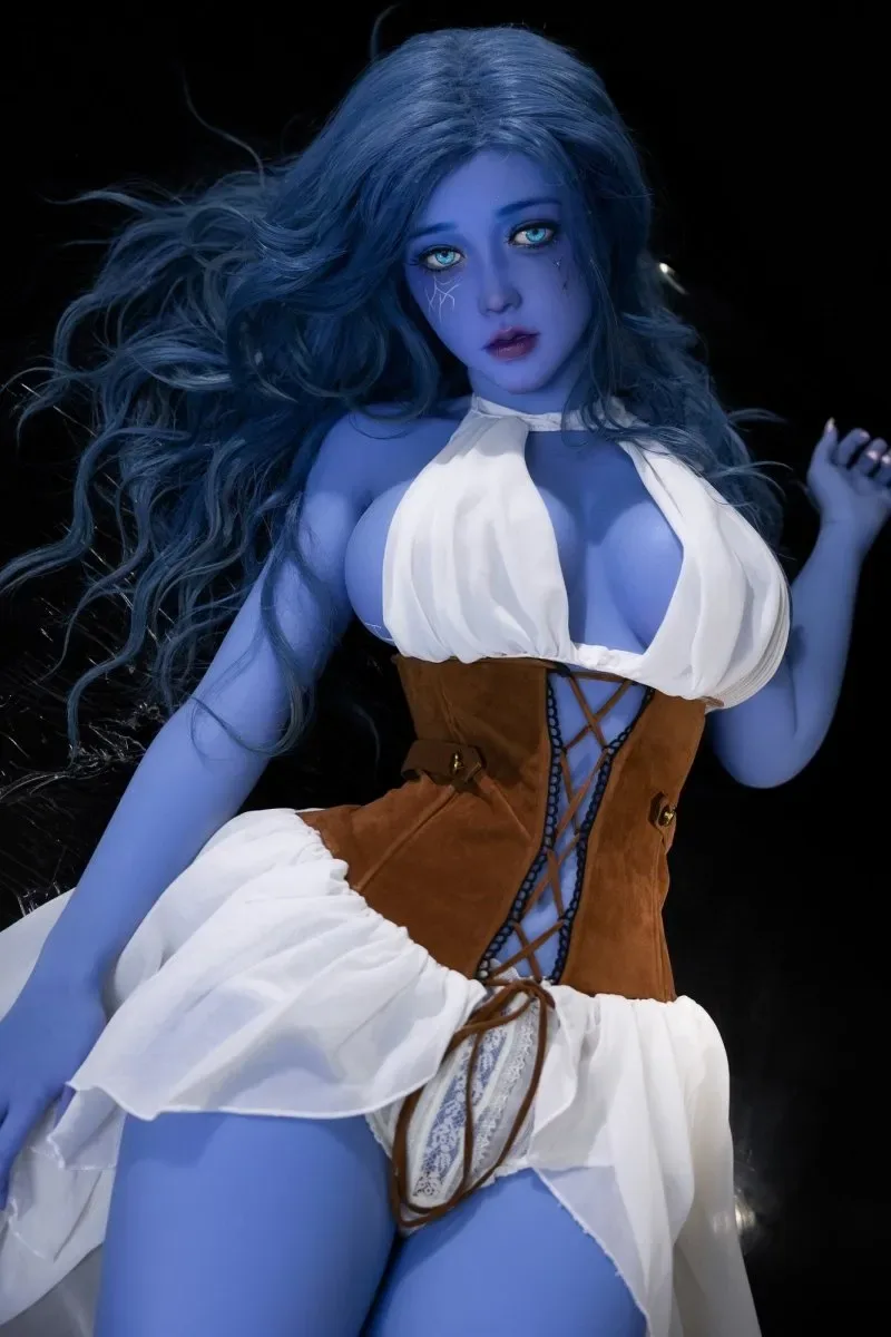 AIBEI DOLL | EU IN STOCK 160CM/5FT3 BIG BREAST BLUE SKIN LIFELIKE SEX DOLL - GENIUS view 8