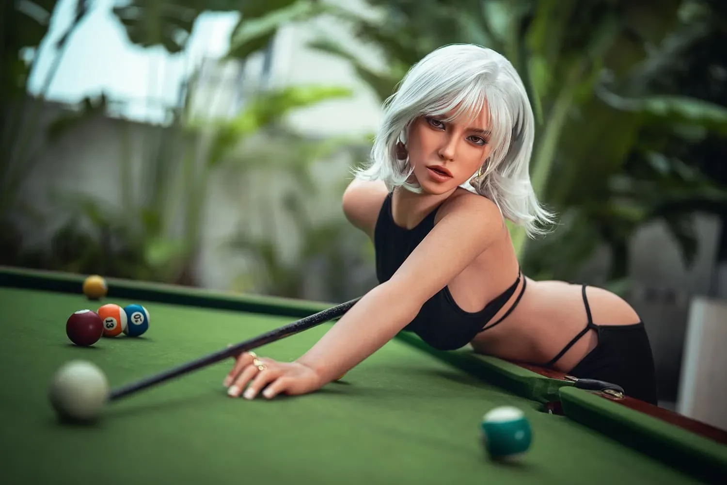 SY DOLL | 164CM TPE BODY SILICONE HEAD REALISTIC SEX DOLL WITH NATURAL IMPLANTED HAIR - MARCELINE view 4