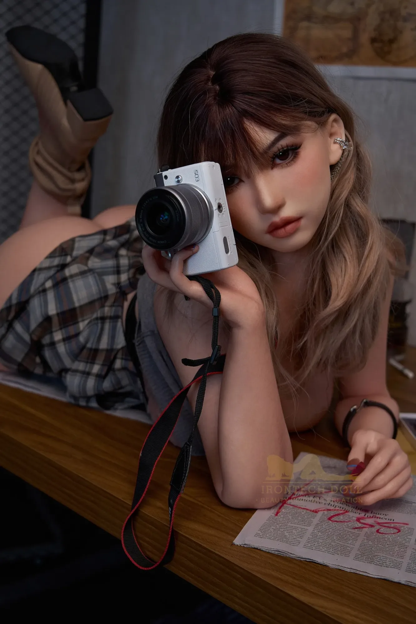 IRONTECH | 5FT3/162CM FULL SILICONE SEX DOLL - ABBY