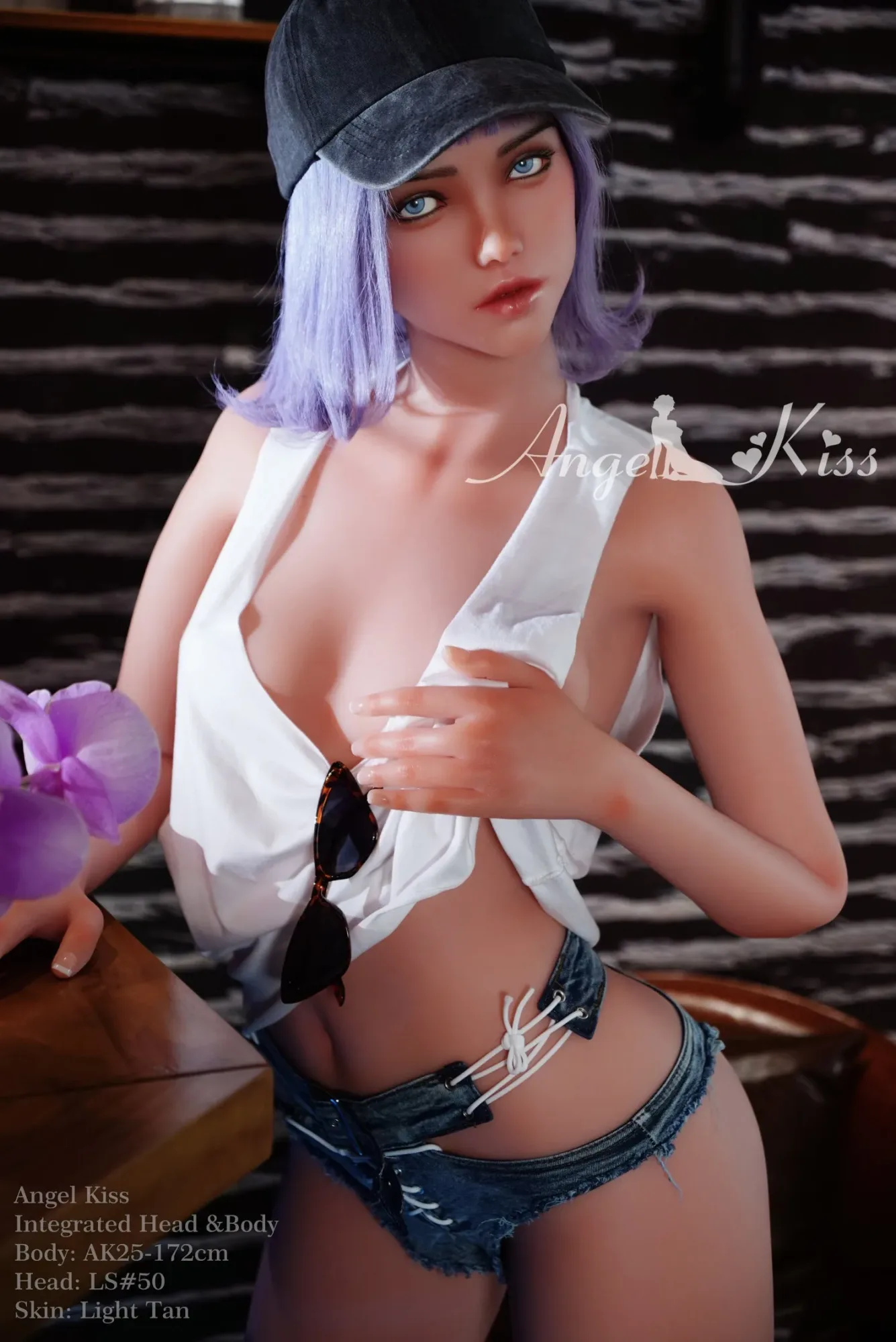 WM DOLL- 172CM(5FT8) FULL SILICONE INTEGRATED HEAD&BODY SEX DOLL- ANNIE view 3