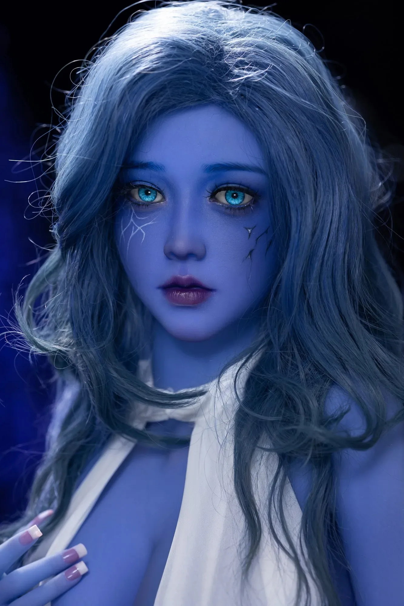 AIBEI DOLL | 160CM (5'3") BIG BREAST BLUE SKIN LIFELIKE SEX DOLL - GENIUS view 6