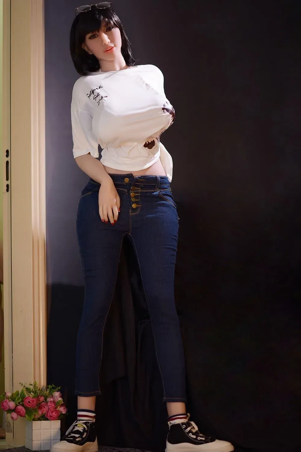 6YE | 163CM (5' 4") J-CUP BIG TITS BIG BUTT BLACK SHORT HAIR SEX DOLL - SUZANNE view 7