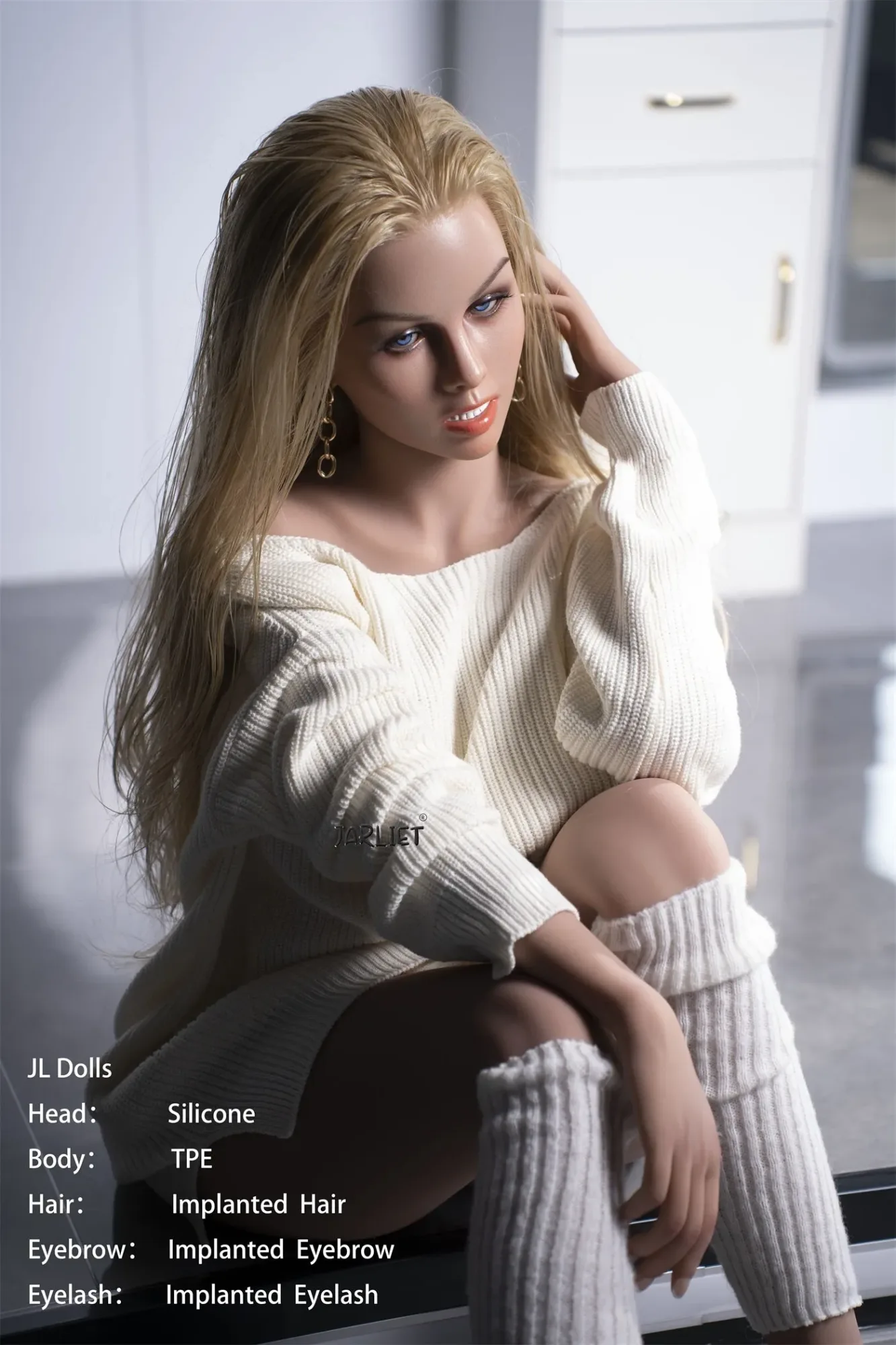 JARLIET | US IN STOCK 4FT11/150CM SEX DOLL SILICONE HEAD - LUCY view 4