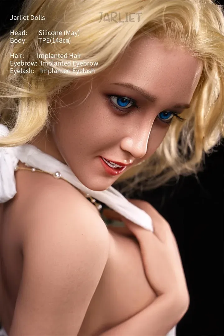 JARLIET | US IN STOCK 4FT11/150CM SEX DOLL SILICONE HEAD - MAY view 6