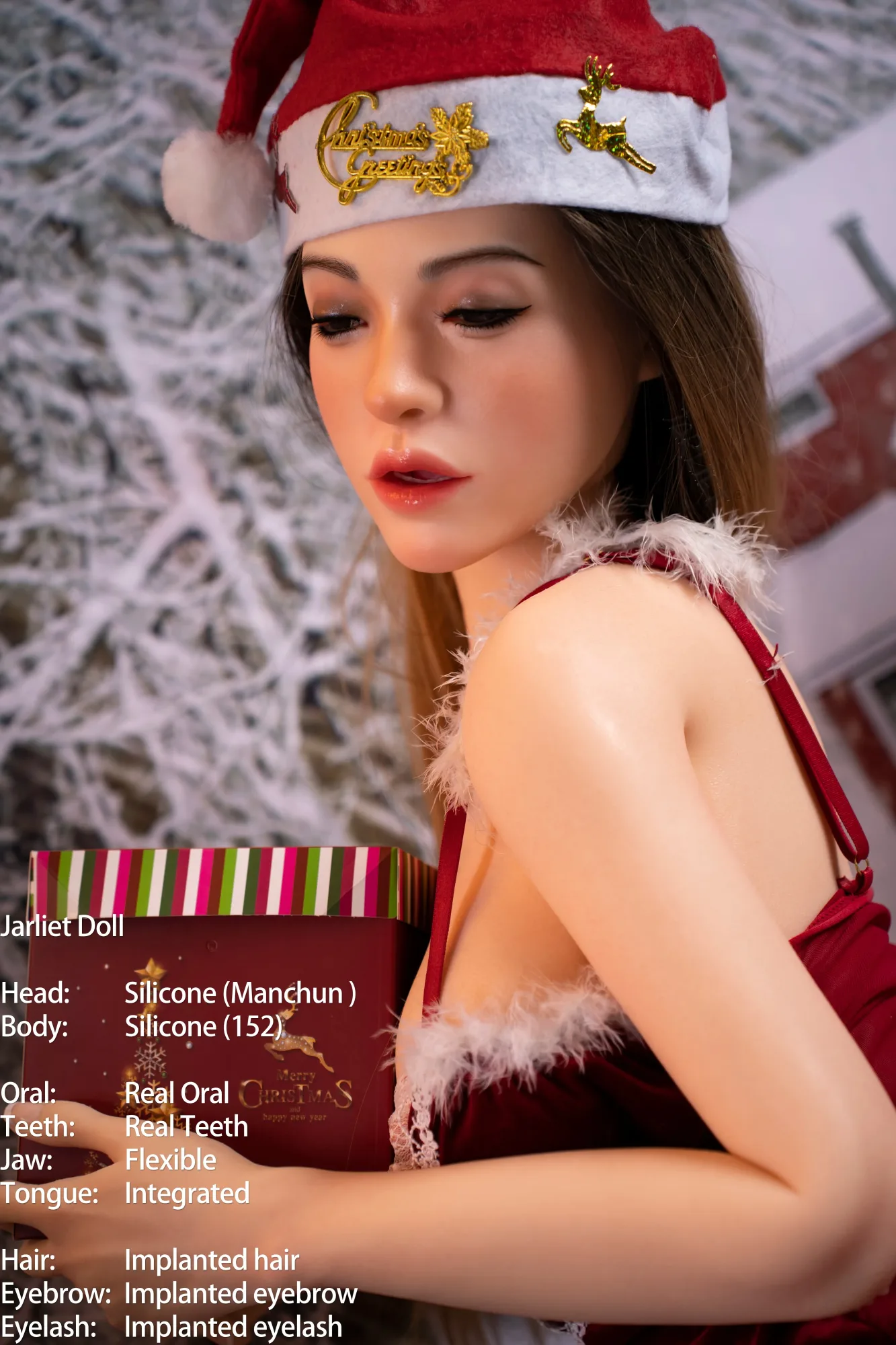 JARLIET | 152CM SLIM THICK SILICONE REALISTIC LOVE DOLL – MANCHUN view 2