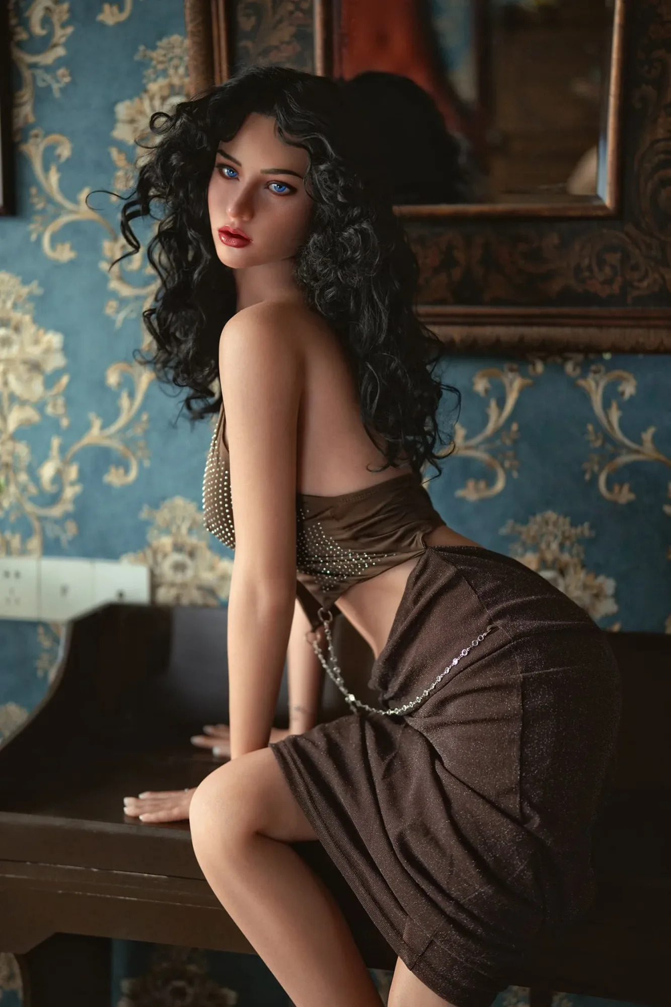 SY DOLL | 173CM SLIM SILICONE BODY & SILICONE HEAD DOLL WITH IMPLANTED HAIR – MARZANNA view 2