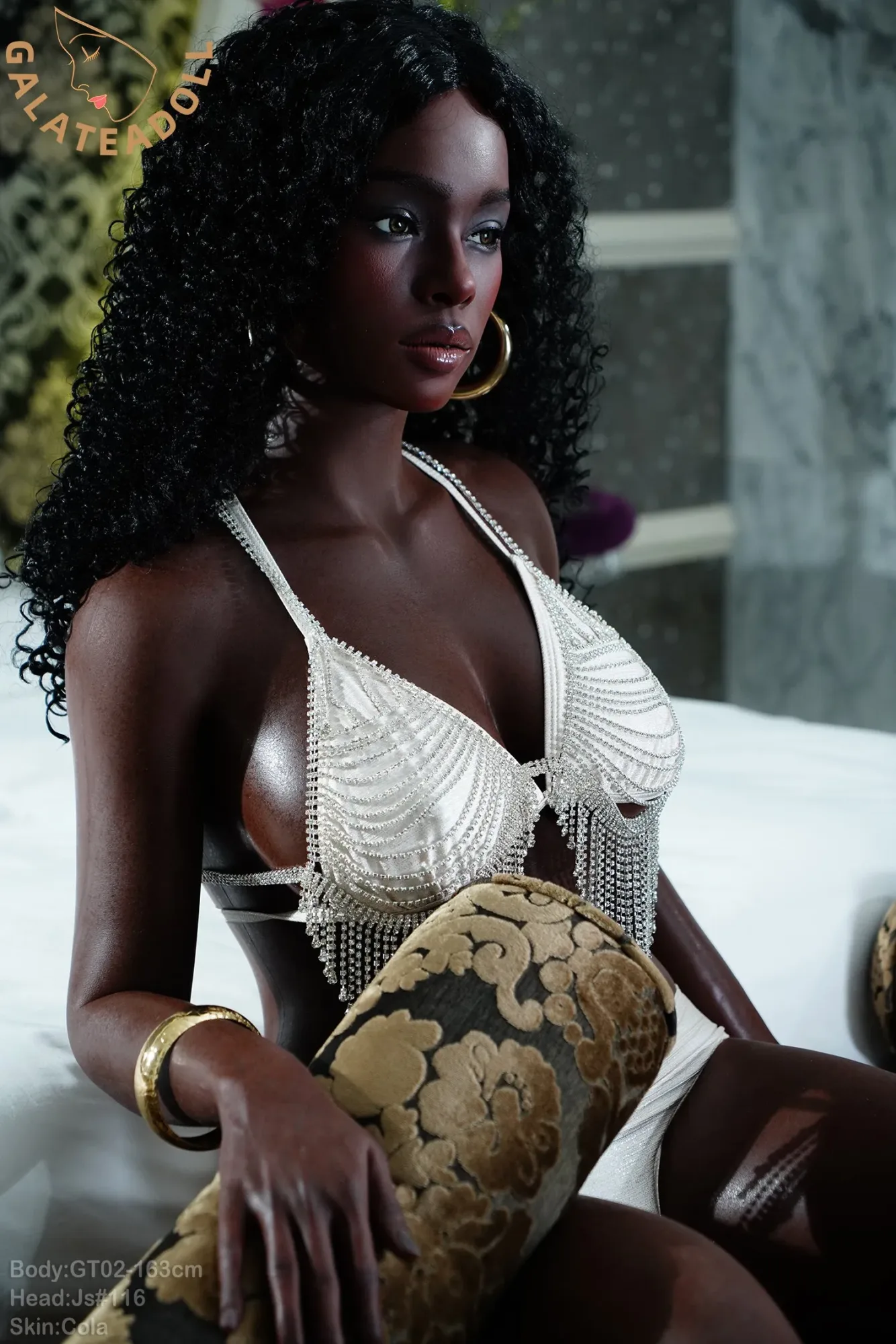 GALATEA DOLL- 163CM/5FT4 D CUP FULL SILICONE MOVABLE JAW SEX DOLL- COLA view 3