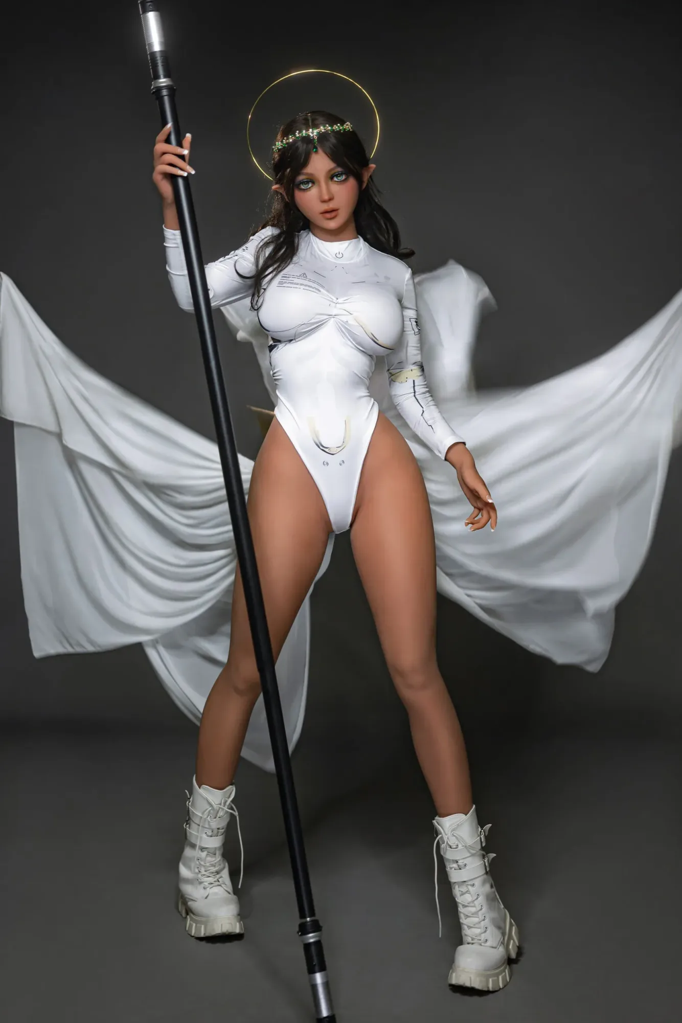 AIBEI DOLL | US IN STOCK 160CM (5'3") BIG GEL BREAST LIGHT TAN SKIN LIFELIKE SEX DOLL - ARTEMIS view 3