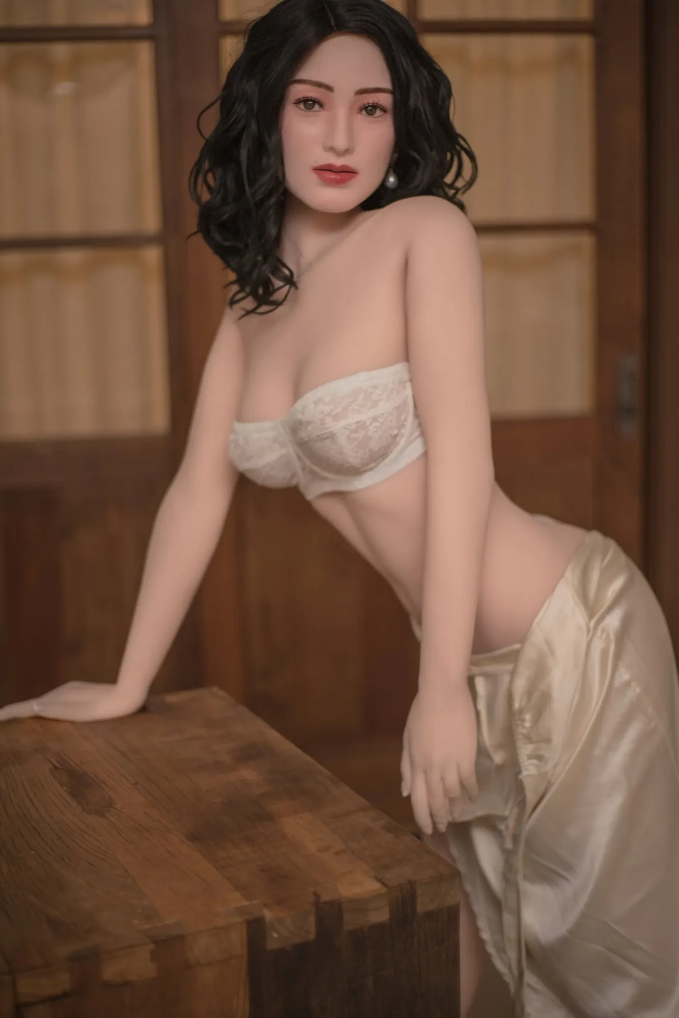 CLIMAX DOLL- 157CM SILICONE HEAD ASIAN LUST FACE- SHARLA